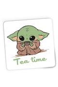 Mousepad Gaming Baby Yoda Tea Time Drink Coffee, 21x19 cm