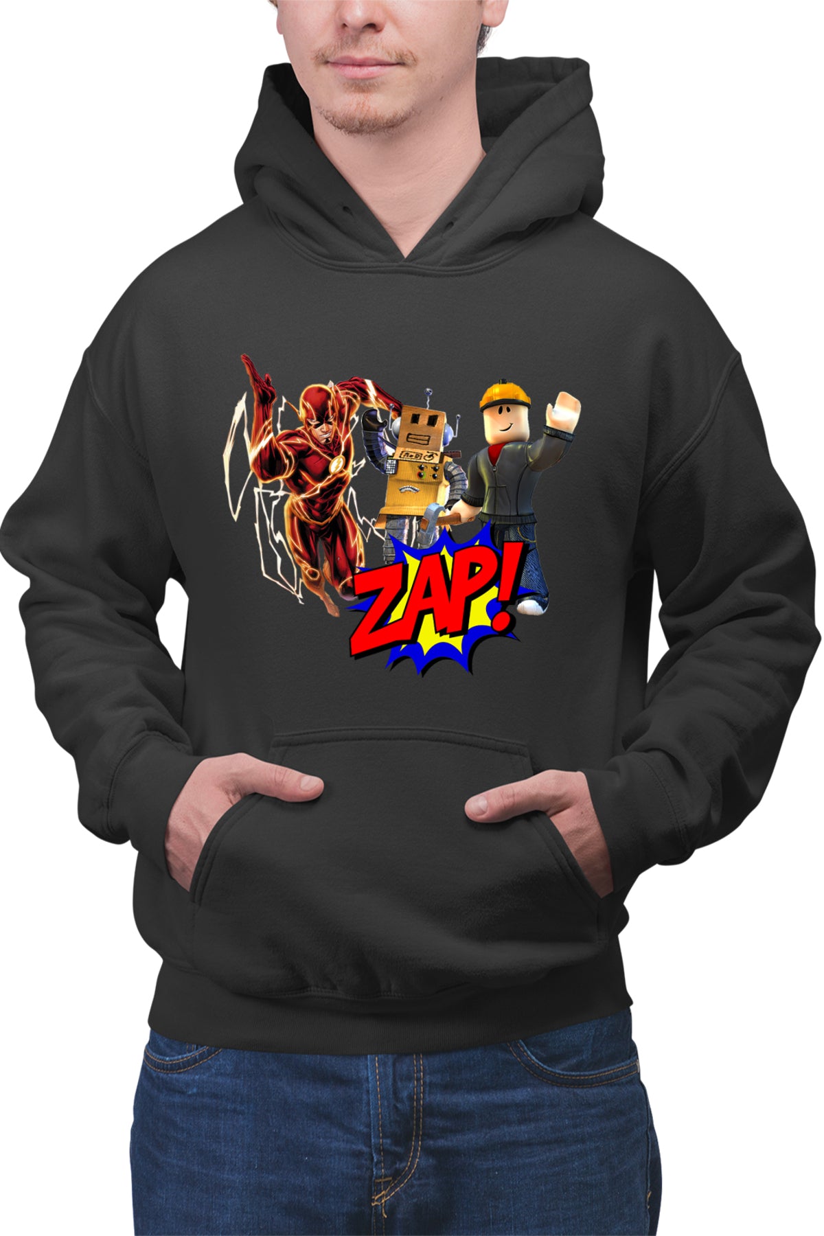 Hanorac barbati The Flash Roblox Studio Platforme Desene