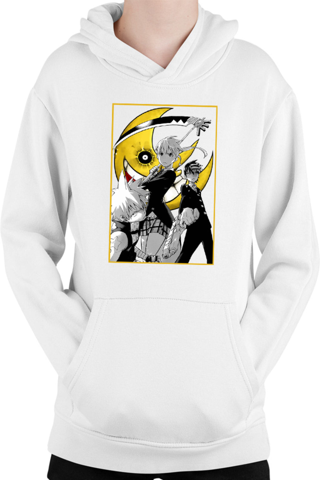 Hanorac copii Soul Eater Group Death The Kid Black Star Soul Maka