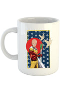Cana One-Punch Man Japanese Pattern Flag Bird, alba, 330 ml