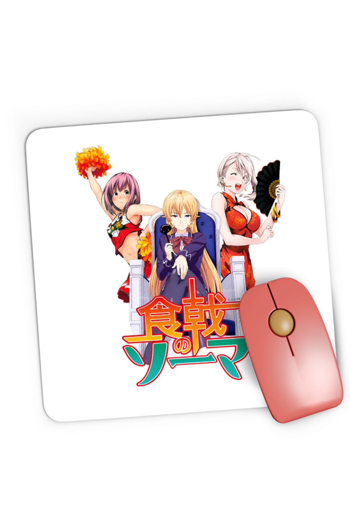 Mousepad Gaming Food Wars Erina Alice Hisato Fan Anime Shokugeki, 21x19 cm