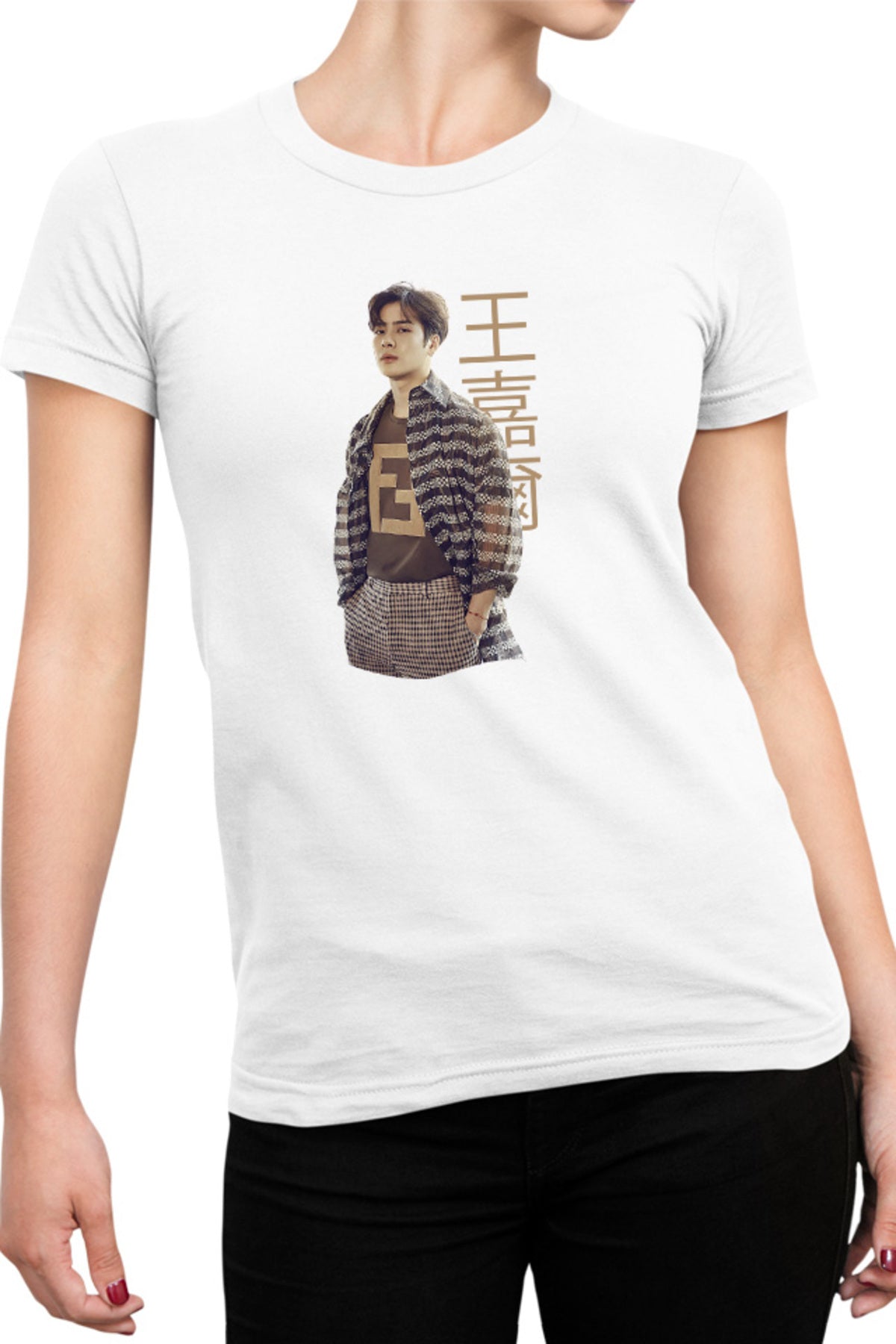 Tricou dama Got7 Jackson Wang Idol K-pop Music Dance Host