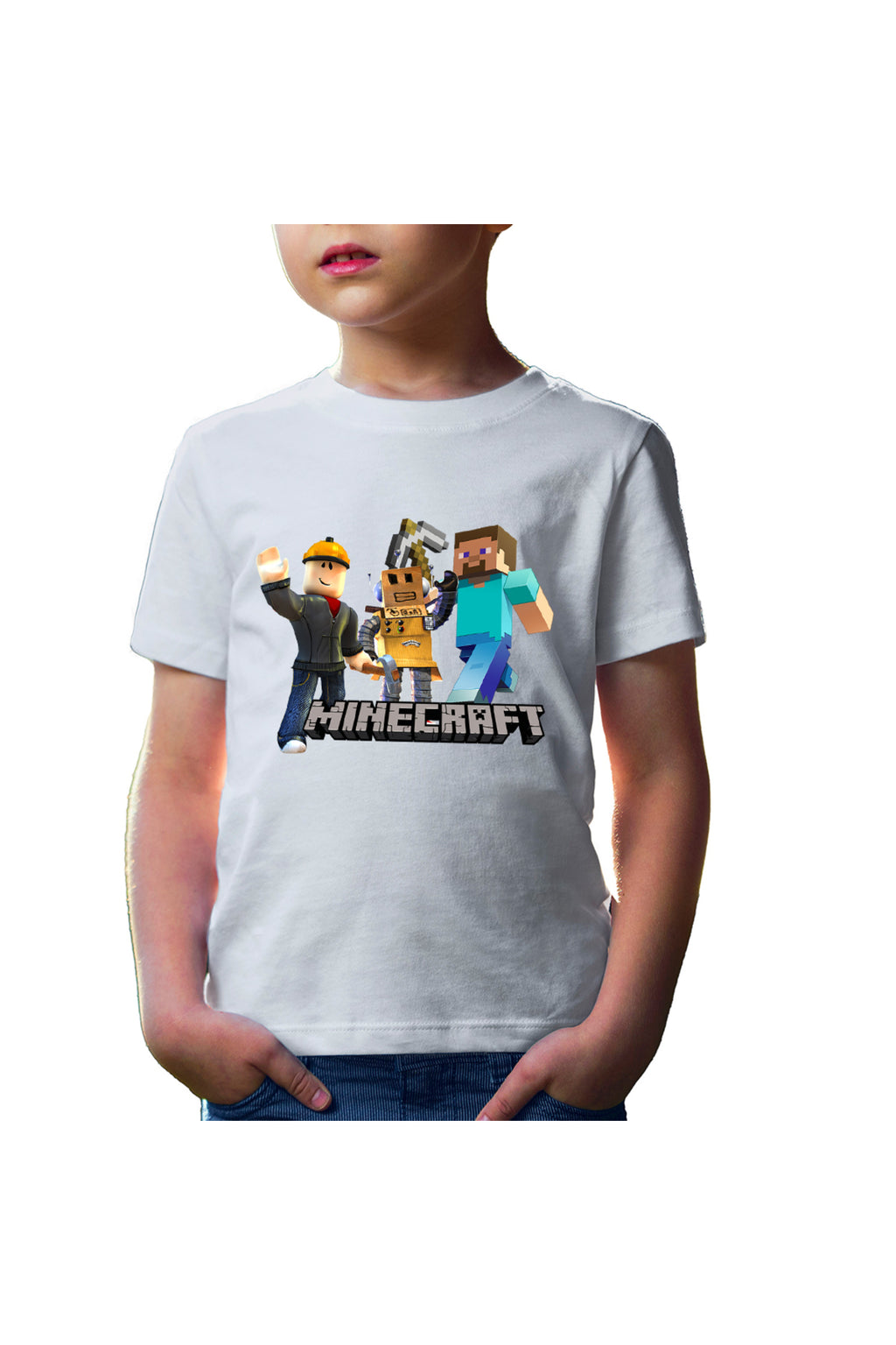 Tricou copii Roblox Minecraft Video Mcskins Tlauncher