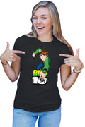 Tricou dama Ben 10 Logo Comedy Action Sci-fi Monsters Fight
