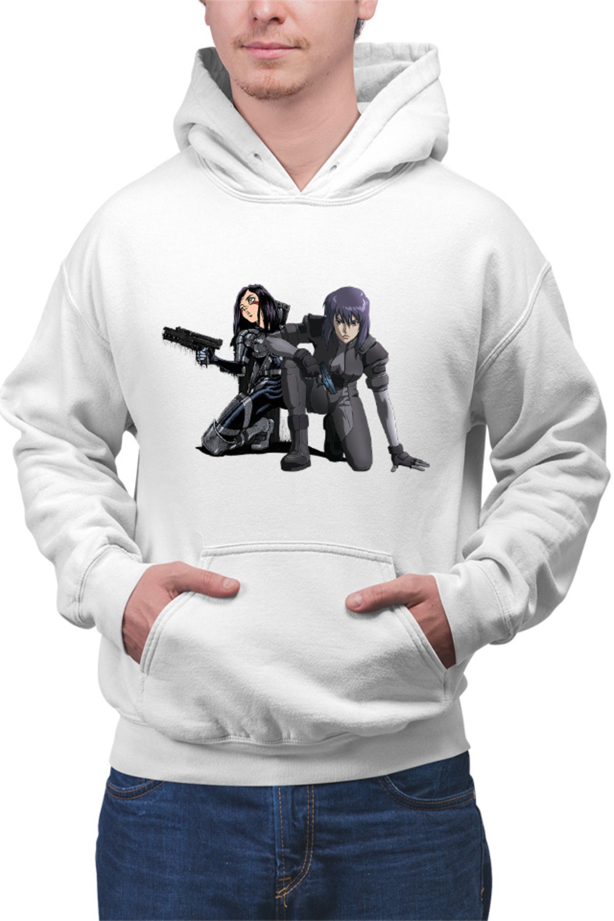 Hanorac barbati Battle Angel Alita Gally Makoto Sit Otaku Cyborg