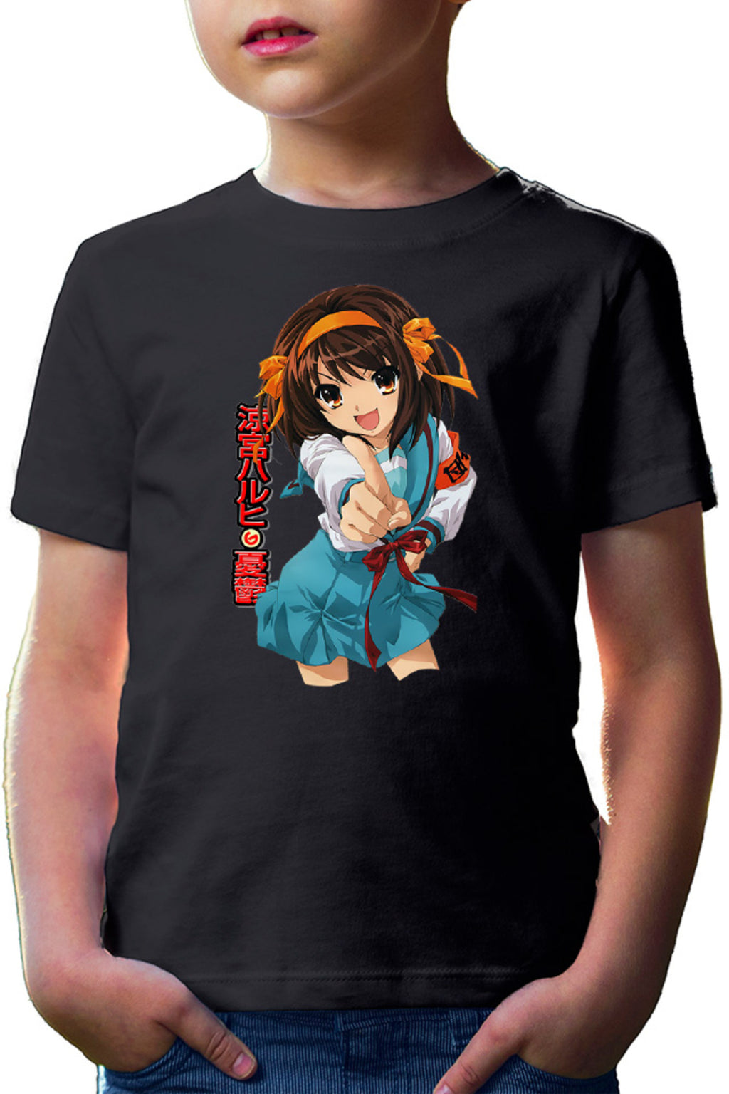 Tricou copii Haruhi Suzumiya Energic Anime Supranatural