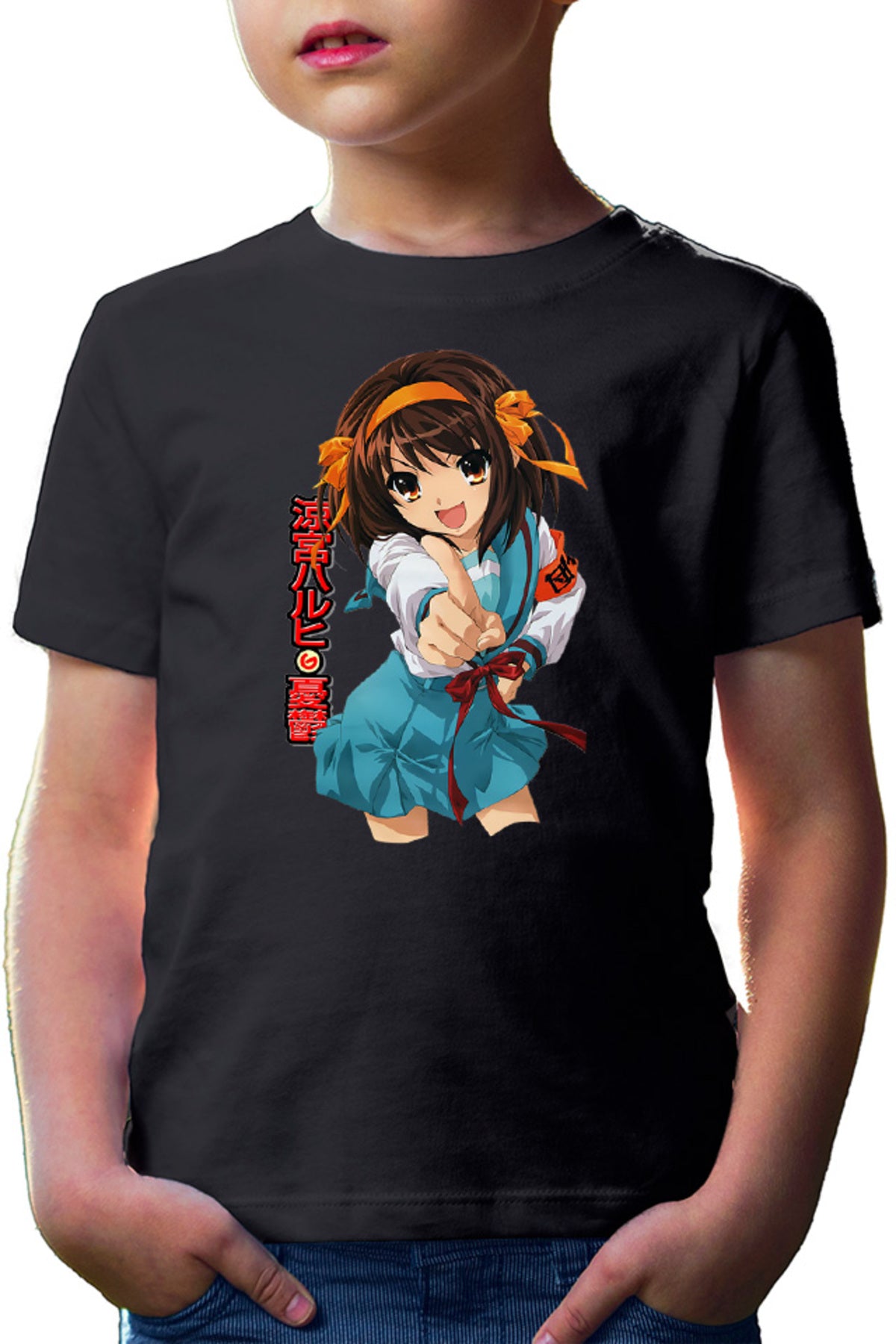 Tricou copii Haruhi Suzumiya Energic Anime Supranatural