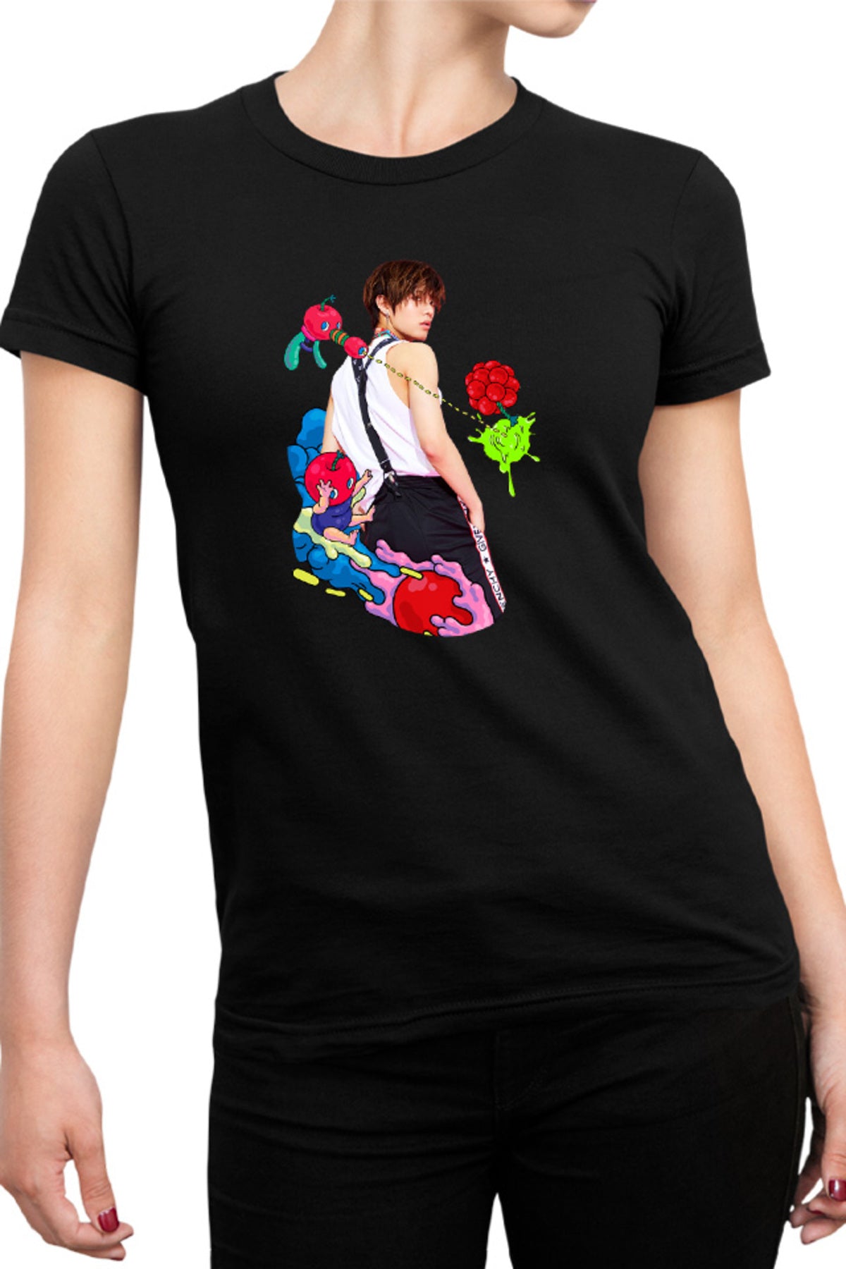 Tricou dama NCT Cherry Bomb Entertainment Lumitless S.M. K-pop