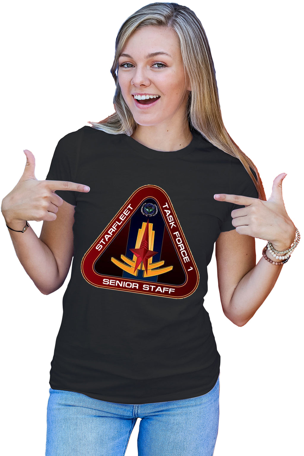 Tricou dama Star Trek Senior Staff Task Force Sigil