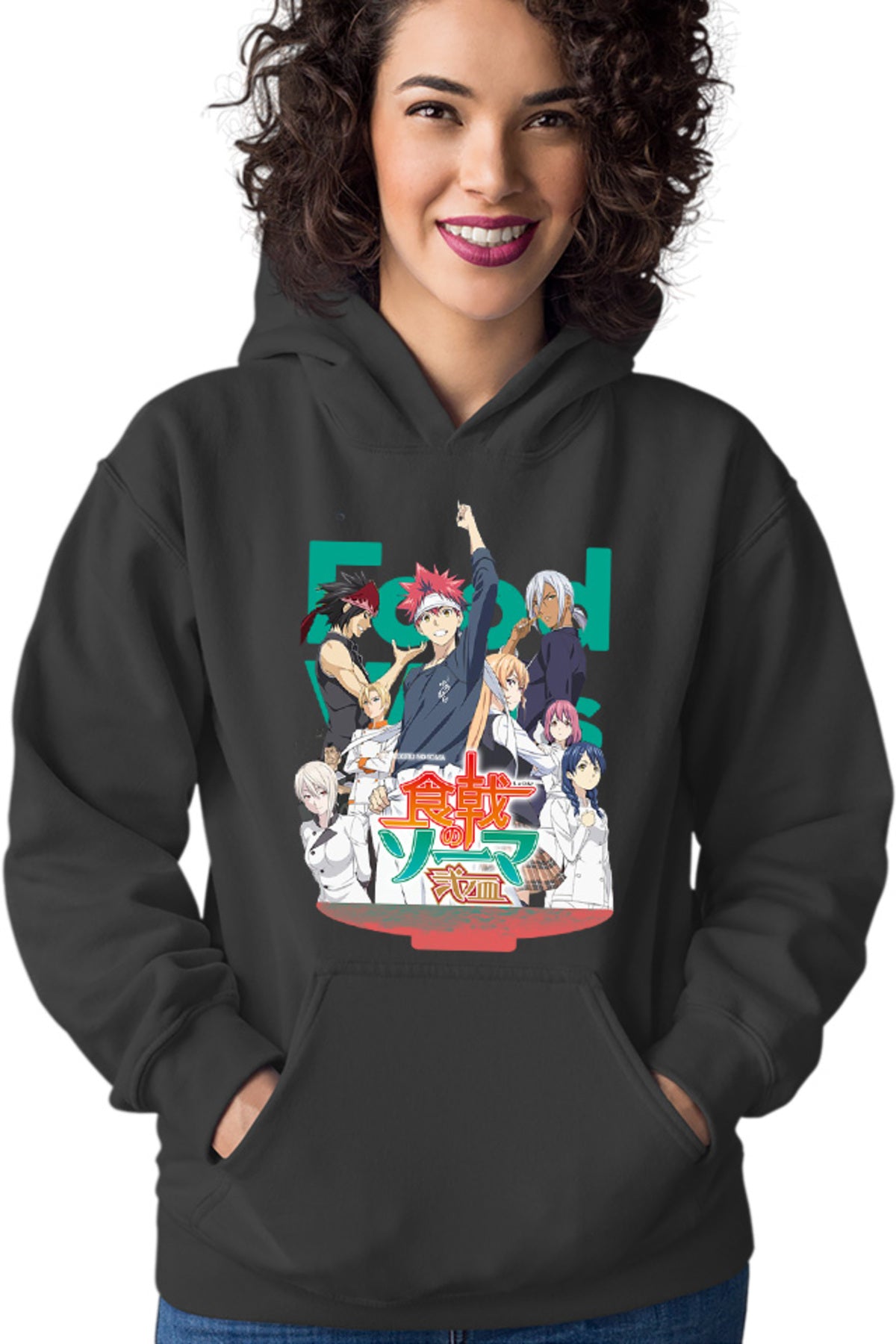 Hanorac dama Food Wars Group Photo Souma Megumi Alice Cookers Rivals