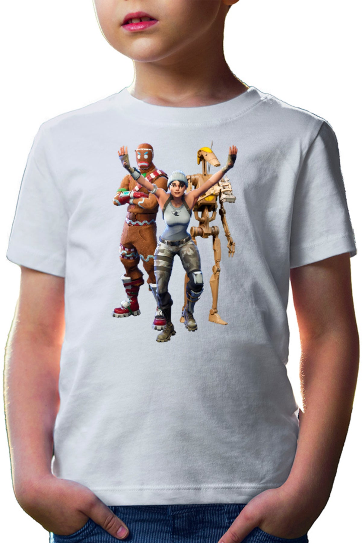 Tricou copii Fortnite Happy Esports Star Wars Droid