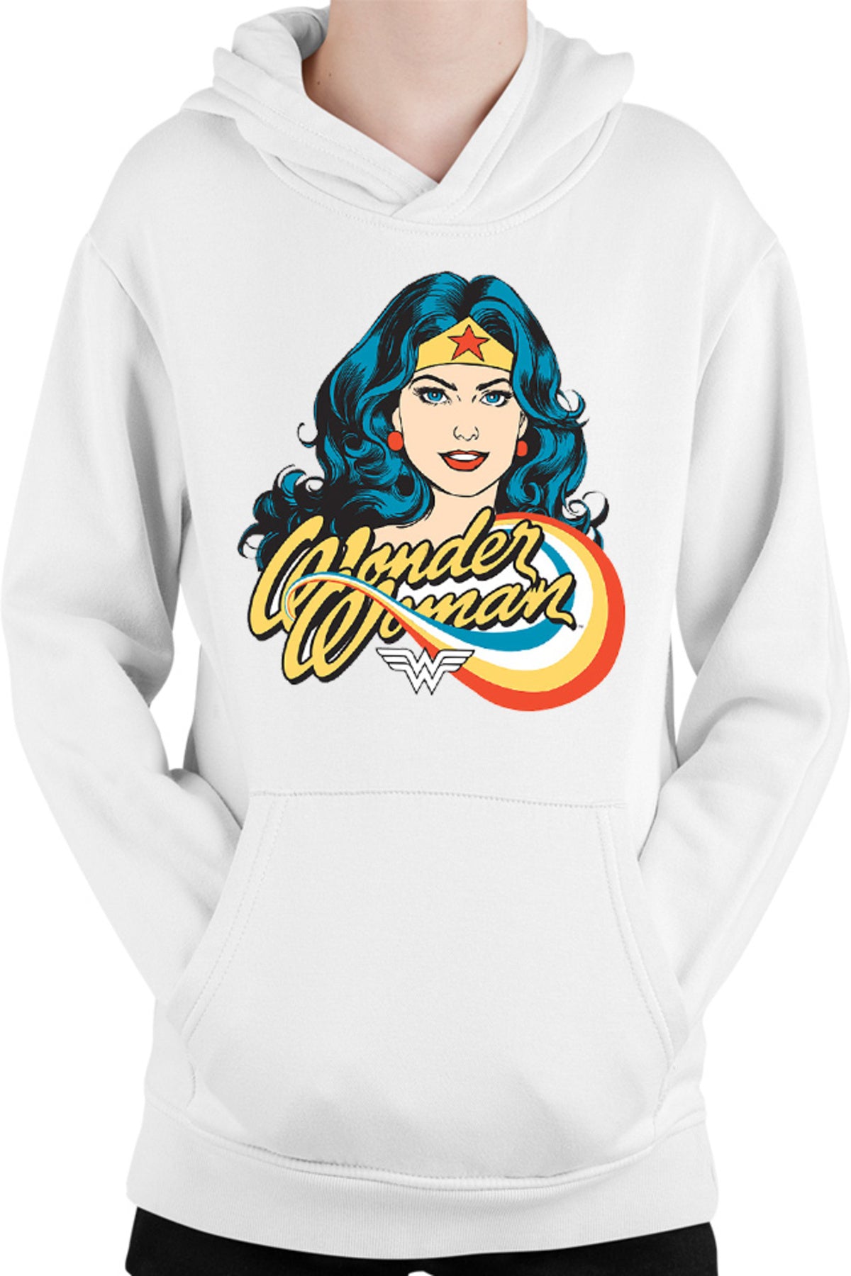 Hanorac copii Wonder Woman Retro Comics Star Beautiful Power