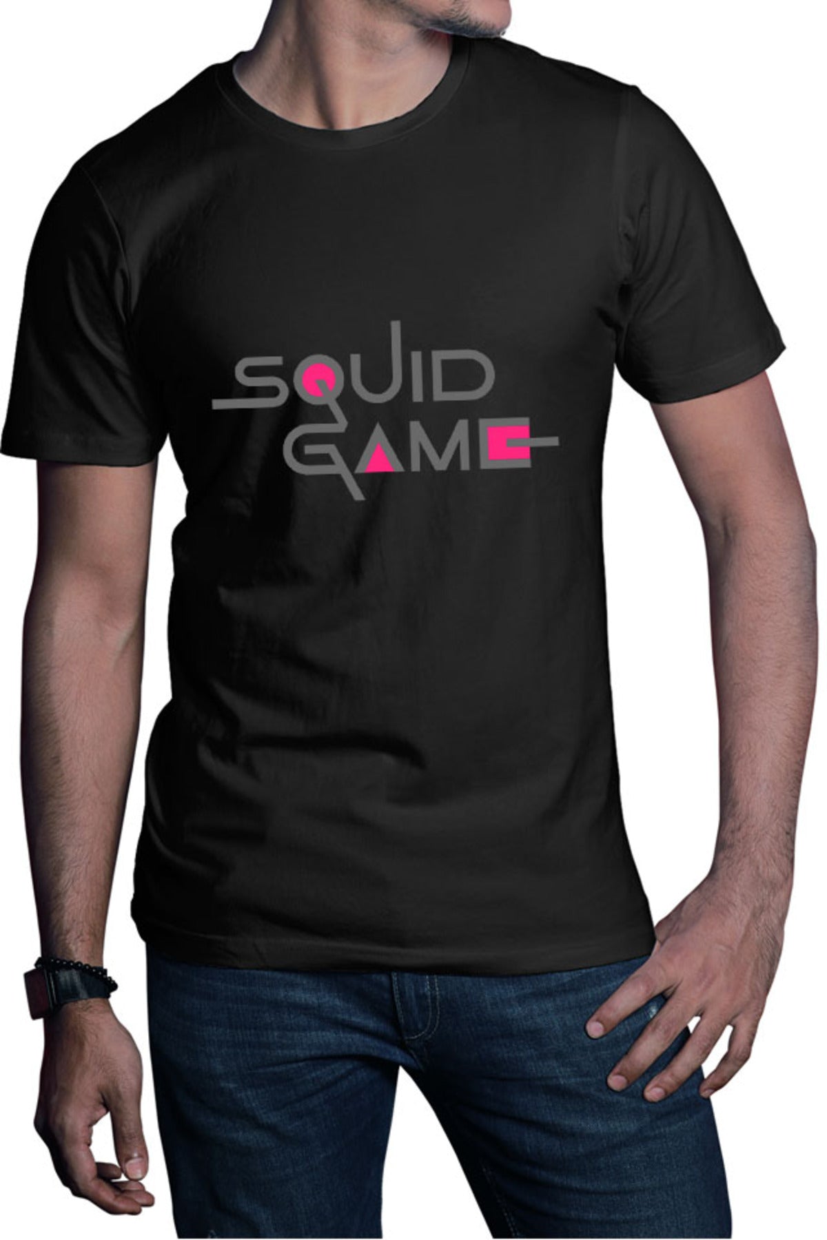 Tricou barbati Squid Game Logo Competition