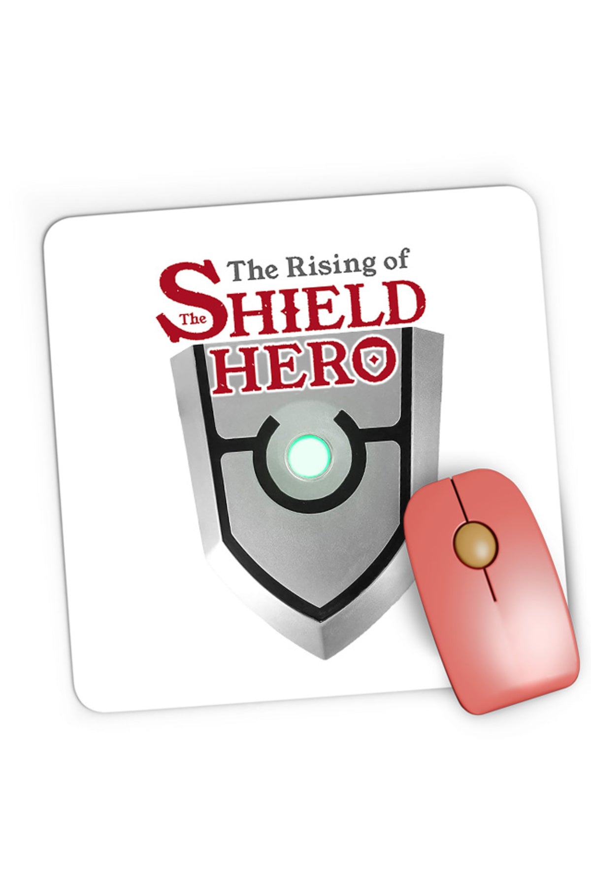 Mousepad Gaming Rising of the Shield Hero Naofumi Super Power Otaku Isekai, 21x19 cm