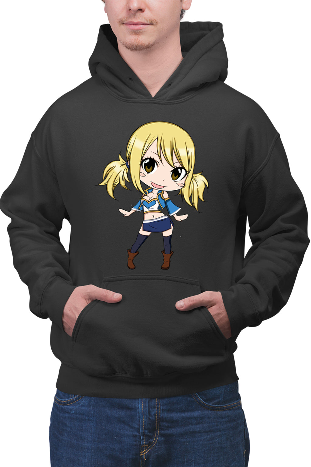 Hanorac barbati Fairy Tail Lucy Heartfilia Amelia Cartoon
