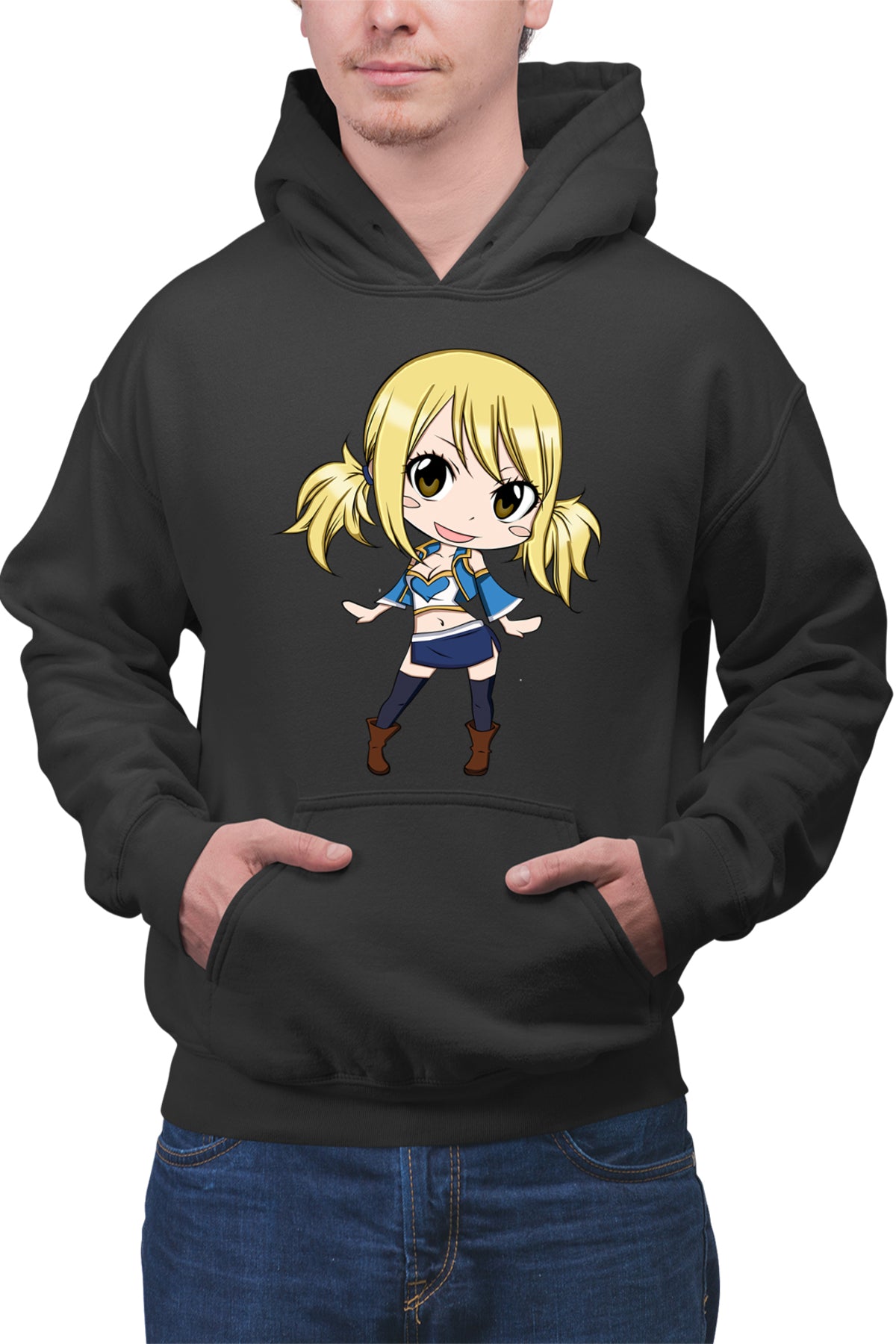 Hanorac barbati Fairy Tail Lucy Heartfilia Amelia Cartoon