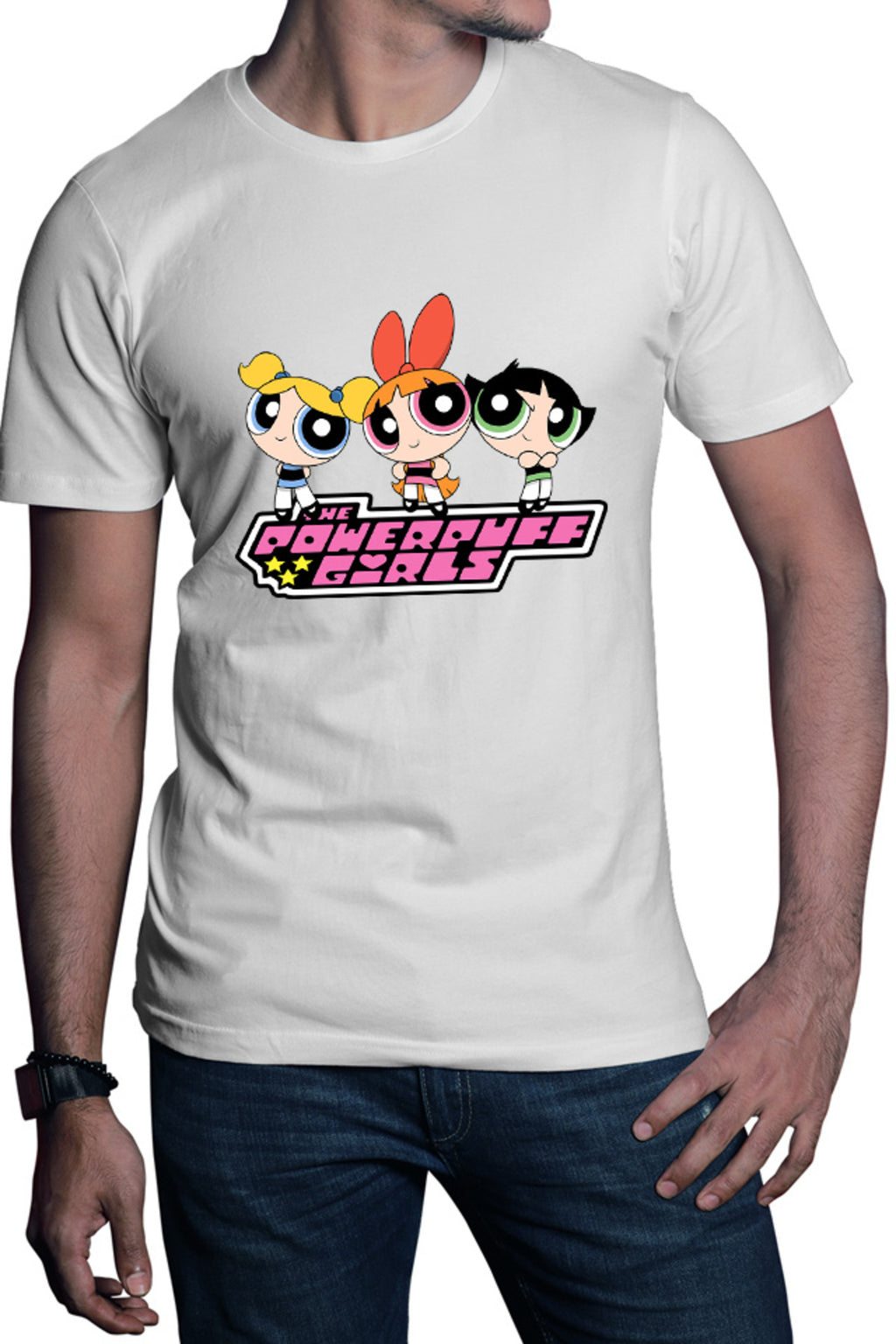 Tricou barbati The Powerpuff Girls Bubble Butterup