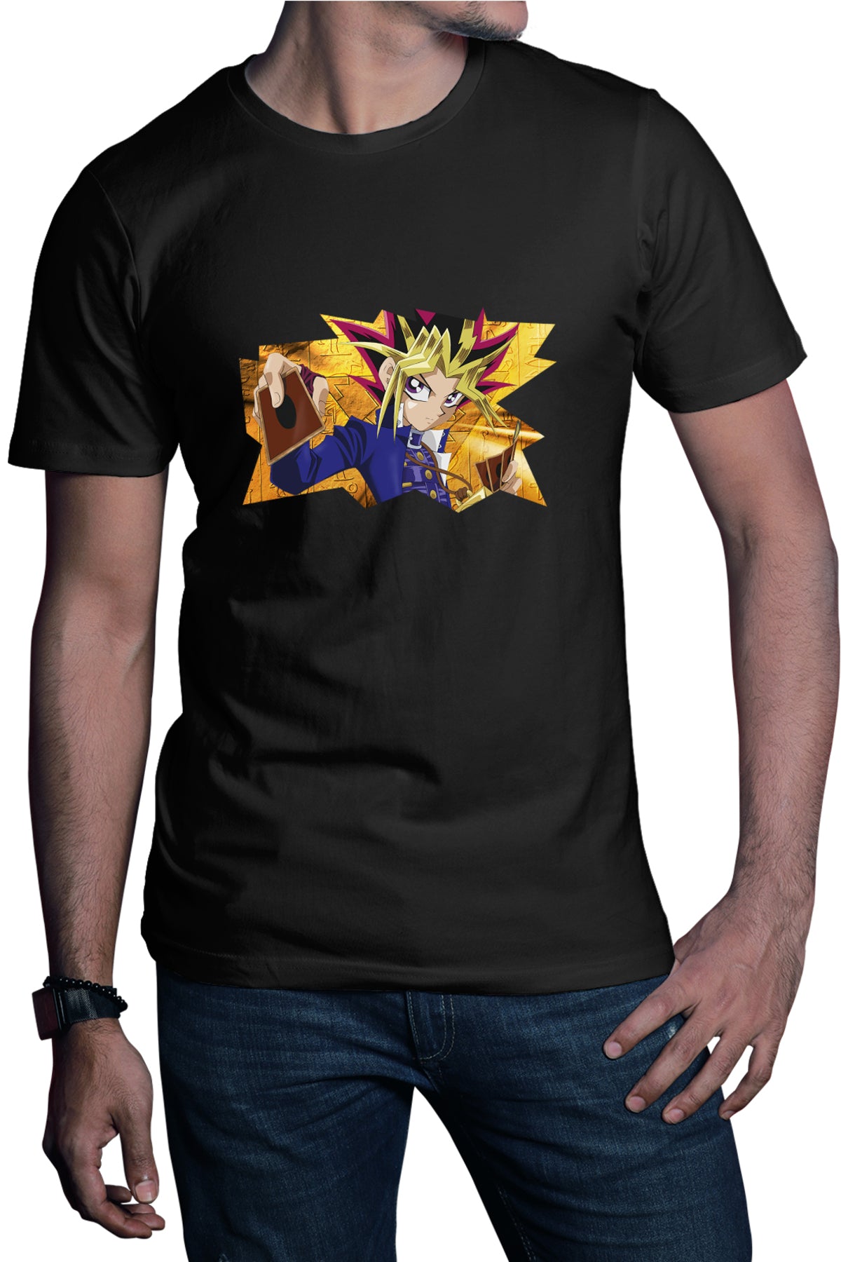 Tricou barbati Yu-Gi-Oh! Card Yugi Mutou Anime Kazuki Takahashi