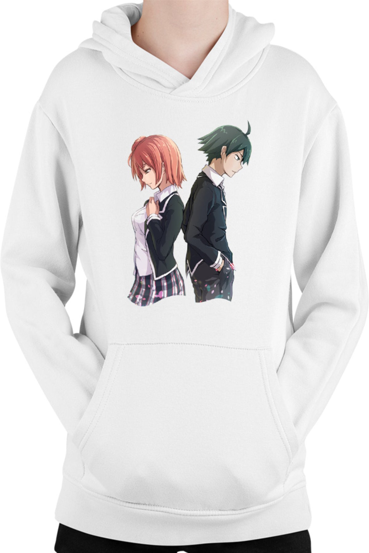 Hanorac copii OreGairu Hikigaya Yuigahama Yui Schoolmates Friends