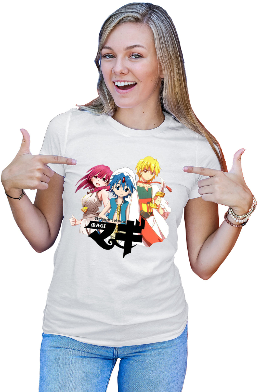 Tricou dama Magi The Labyrinth of Magic Aladin Alibaba Morgiana