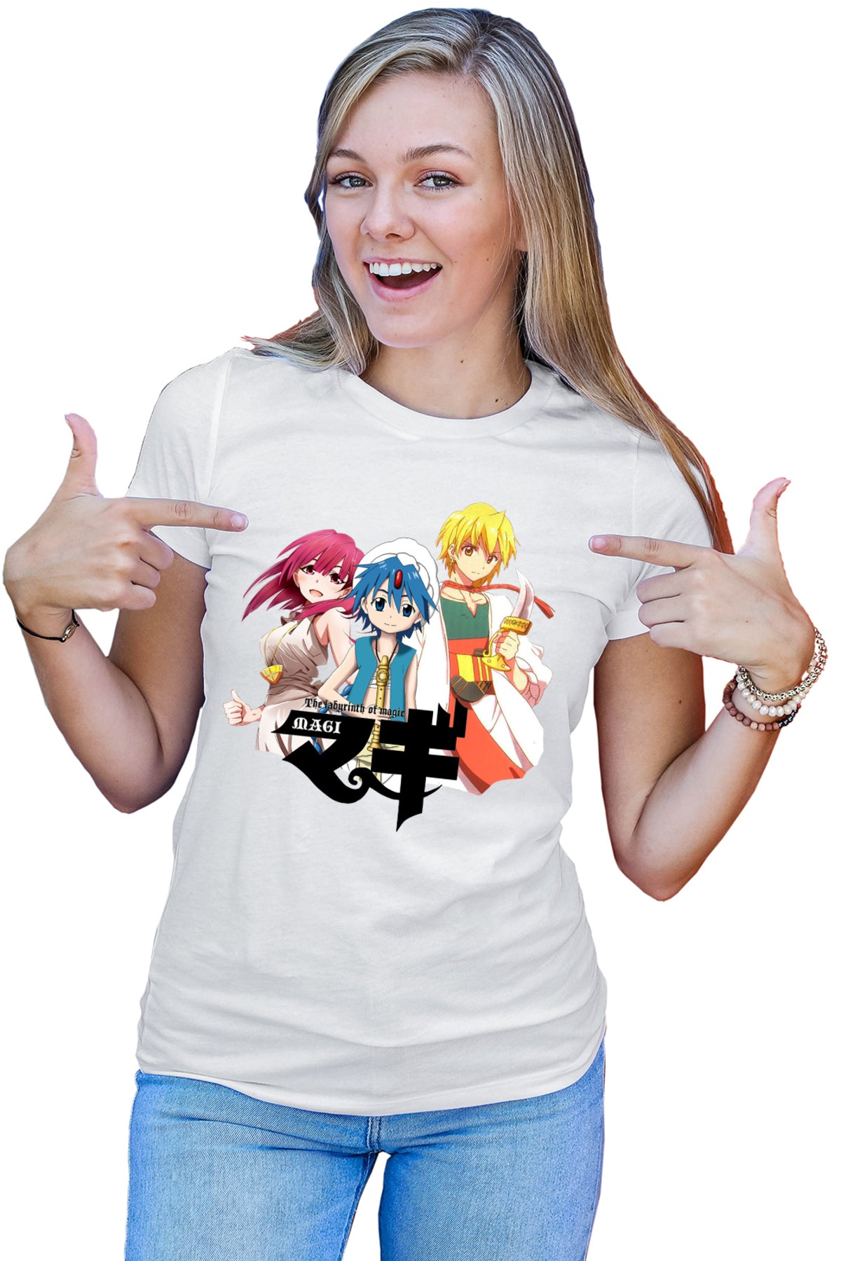 Tricou dama Magi The Labyrinth of Magic Aladin Alibaba Morgiana