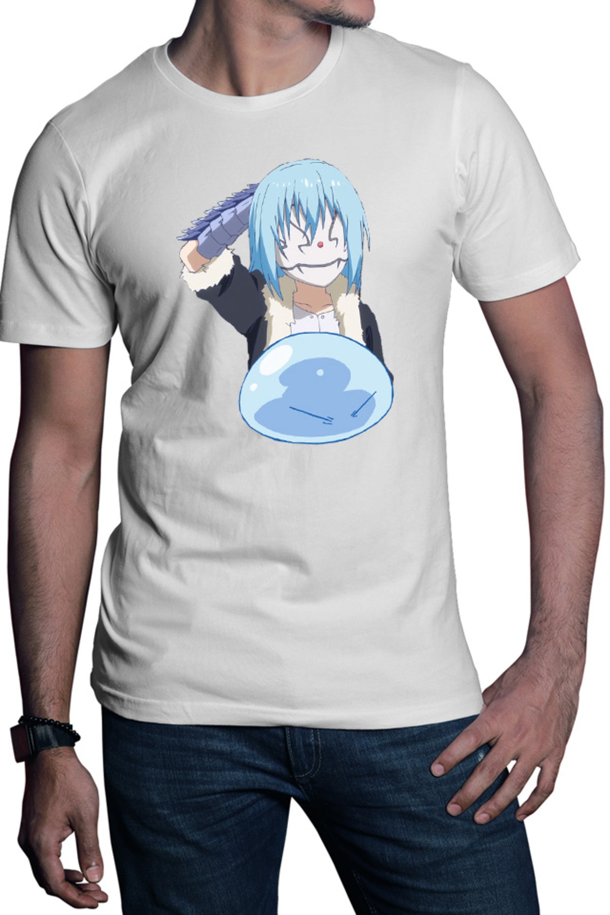 Tricou barbati TenSura Slime Isekai Form God Power Top