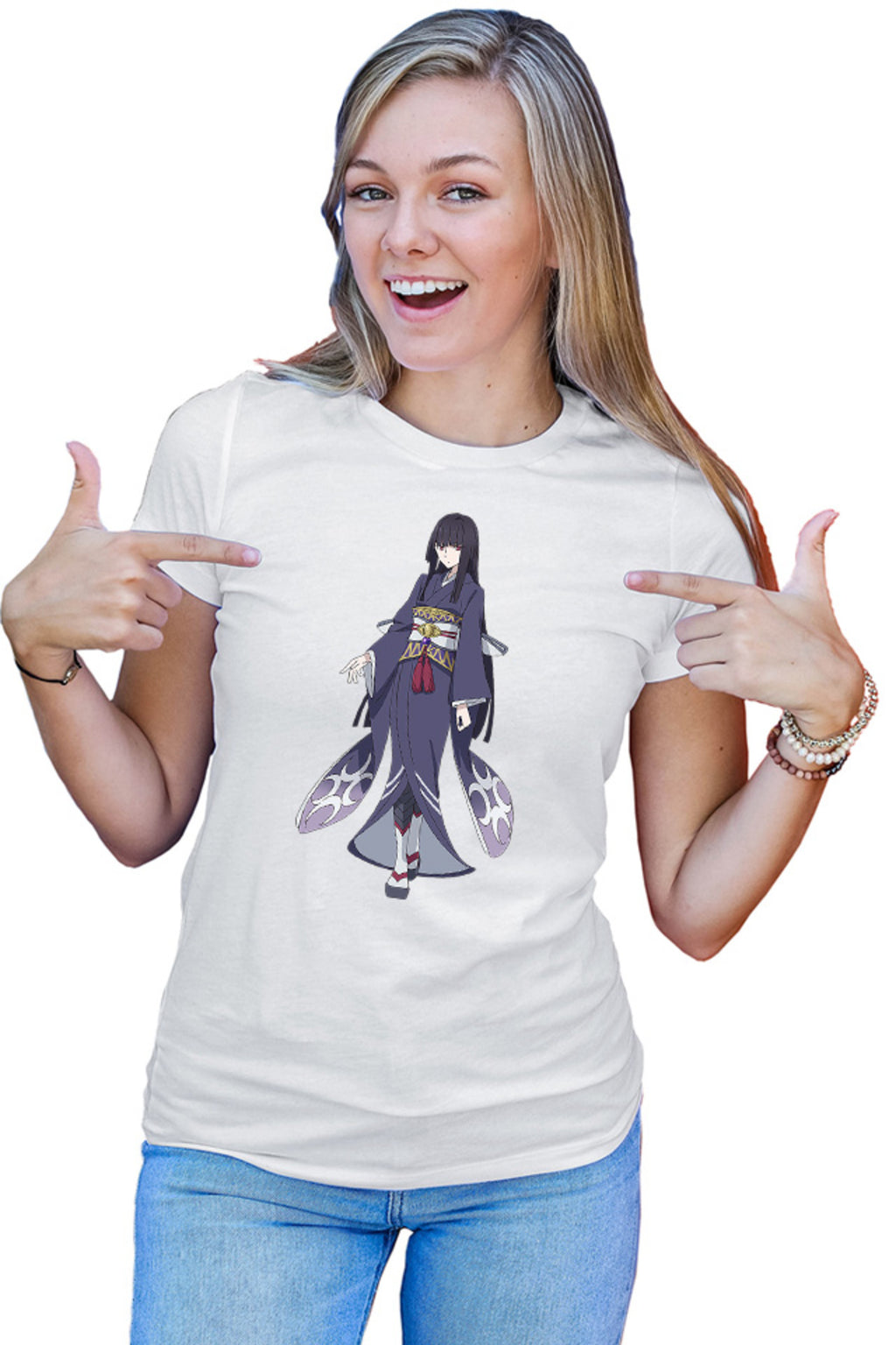 Tricou dama Rising of the Shield Hero Glass Fan Wind Japan Kimono