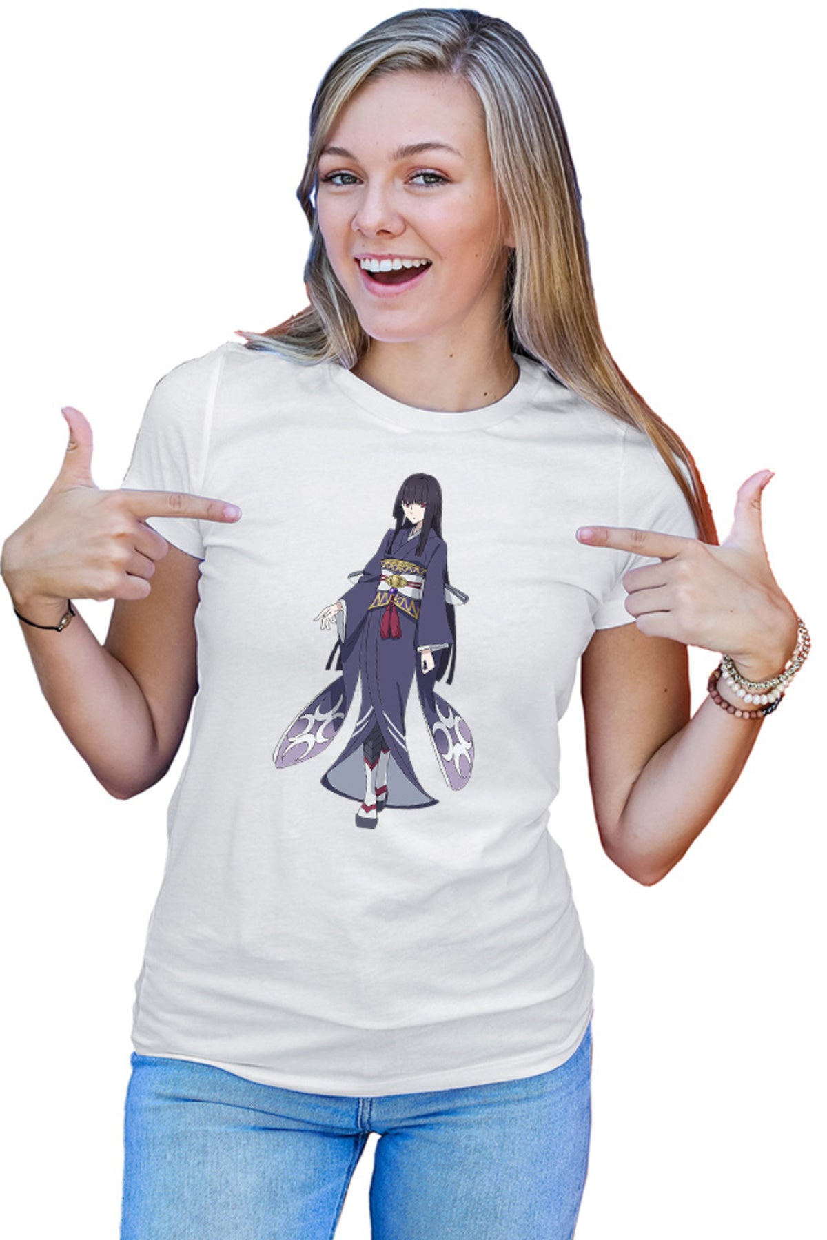 Tricou dama Rising of the Shield Hero Glass Fan Wind Japan Kimono