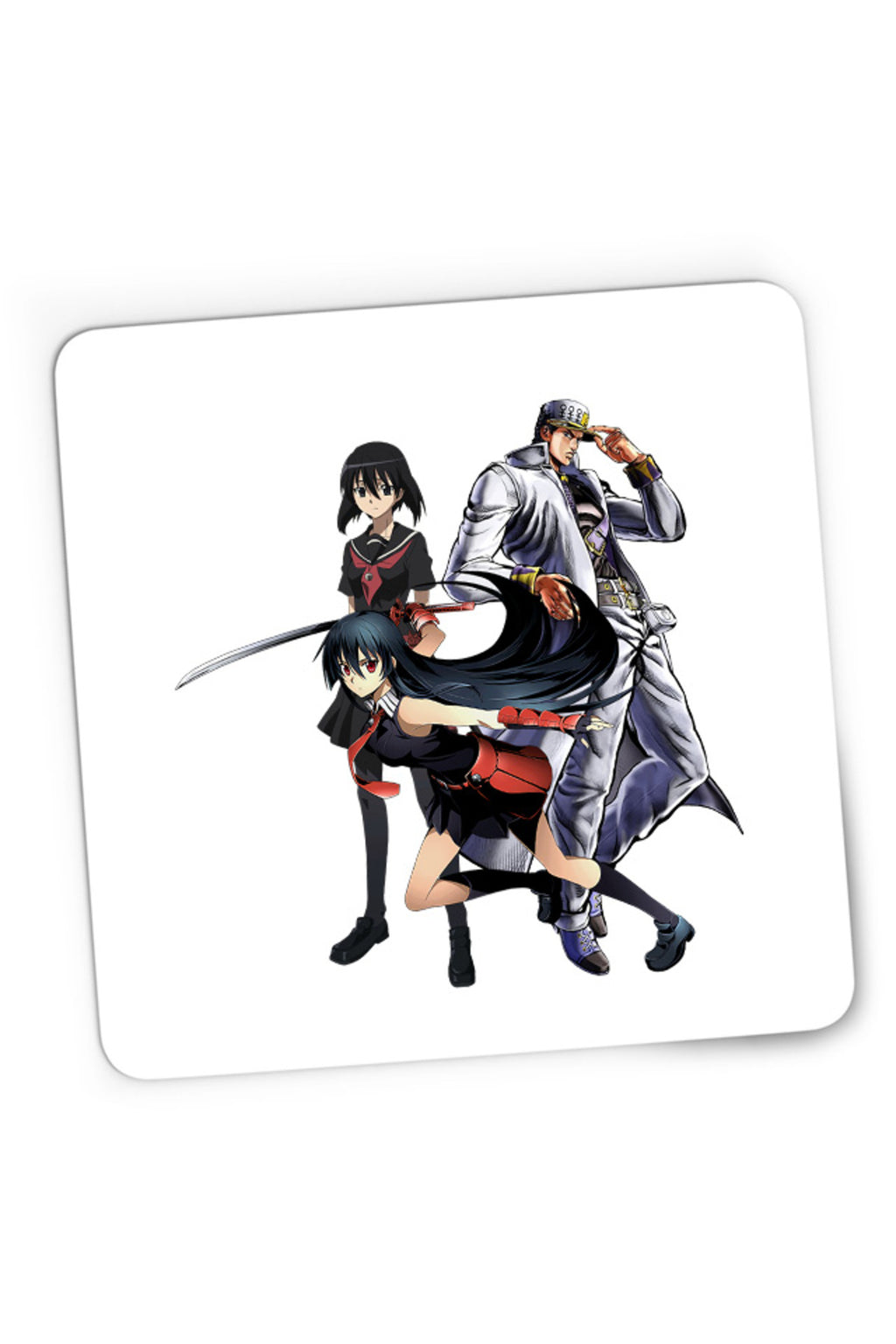 Mousepad Gaming Akame ga Kill Kurome Jotaro Jojo's Bizarre Super Power Family, 21x19 cm