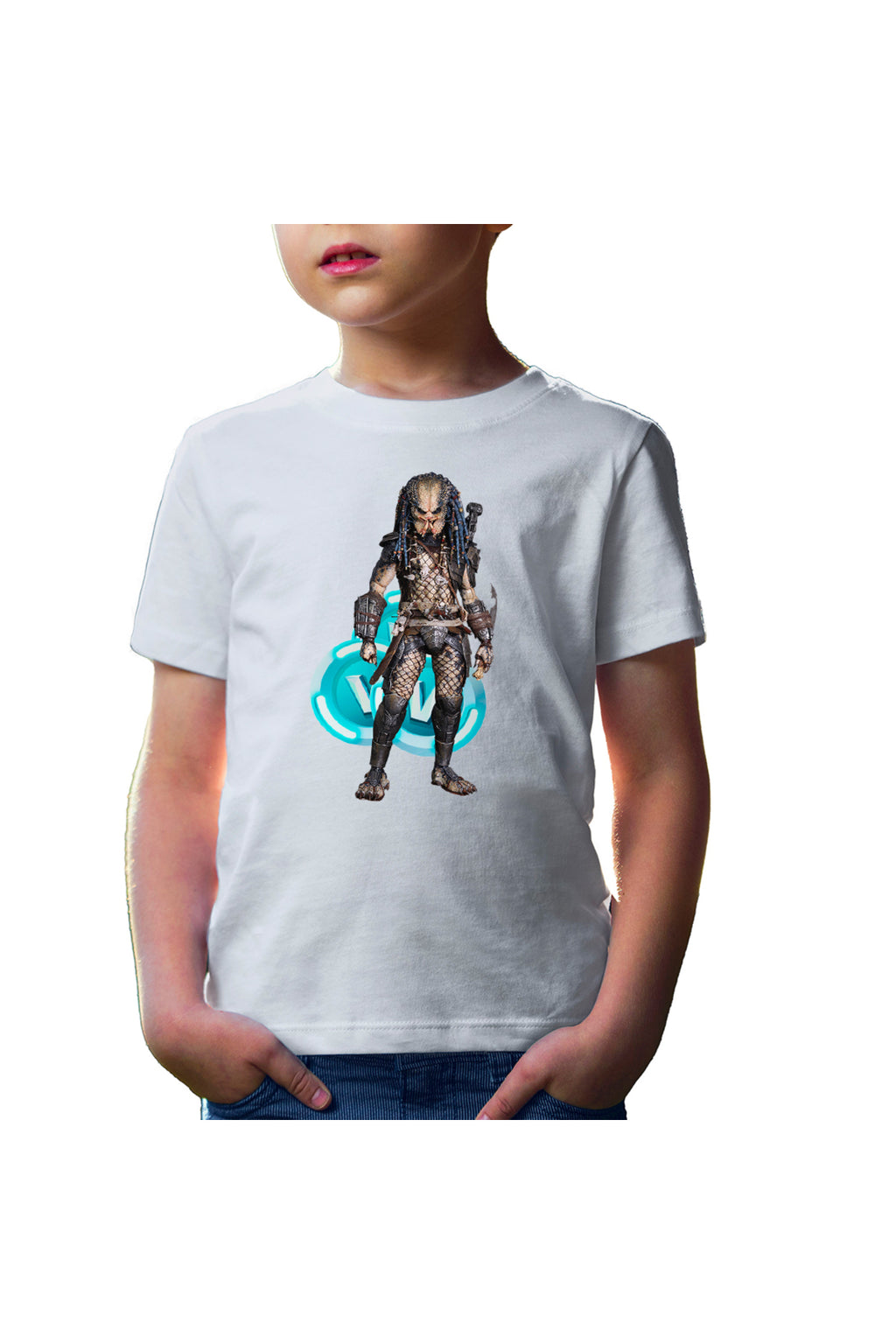 Tricou copii Predator Warrior Fortnite Vbucks Battle Royale