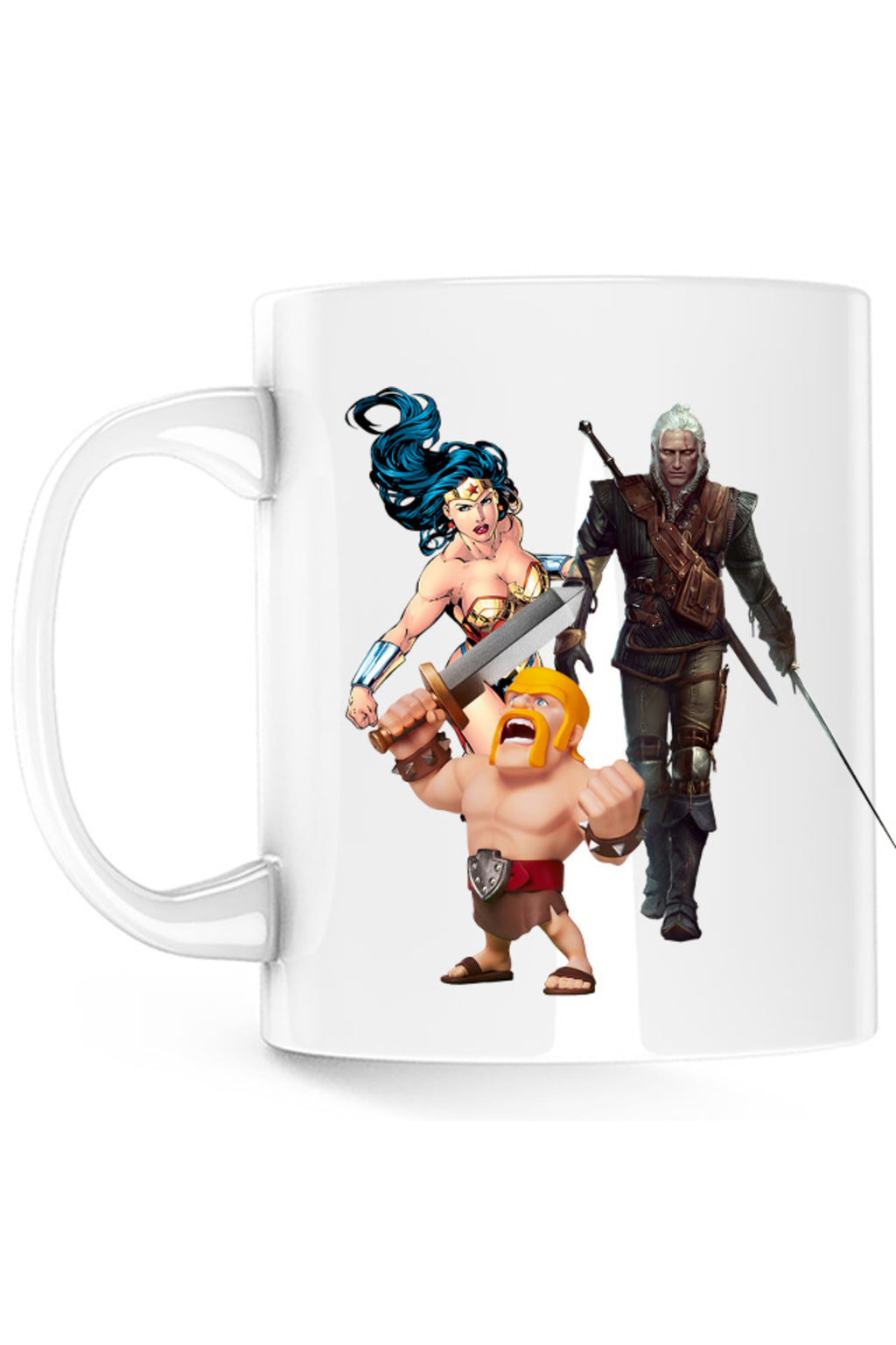 Cana Clash of Clans Witcher Wonder Woman Infantry, alba, 330 ml