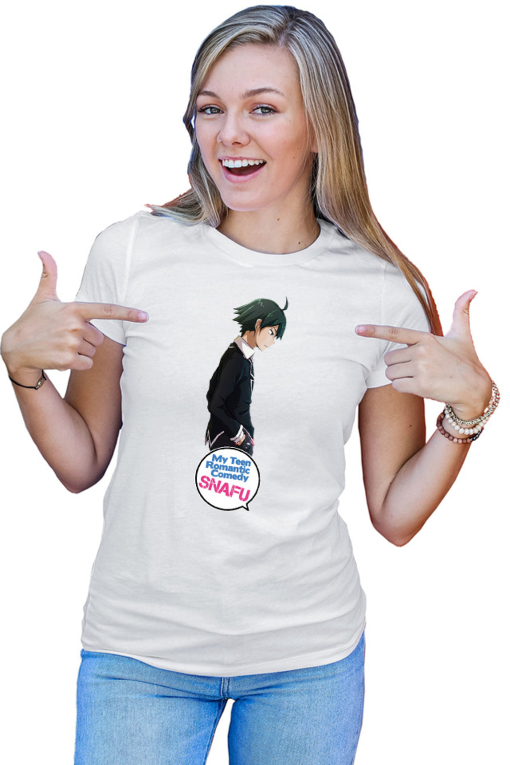 Tricou dama My Youth Romantic Comedy Is Wrong As I Expected Anime
