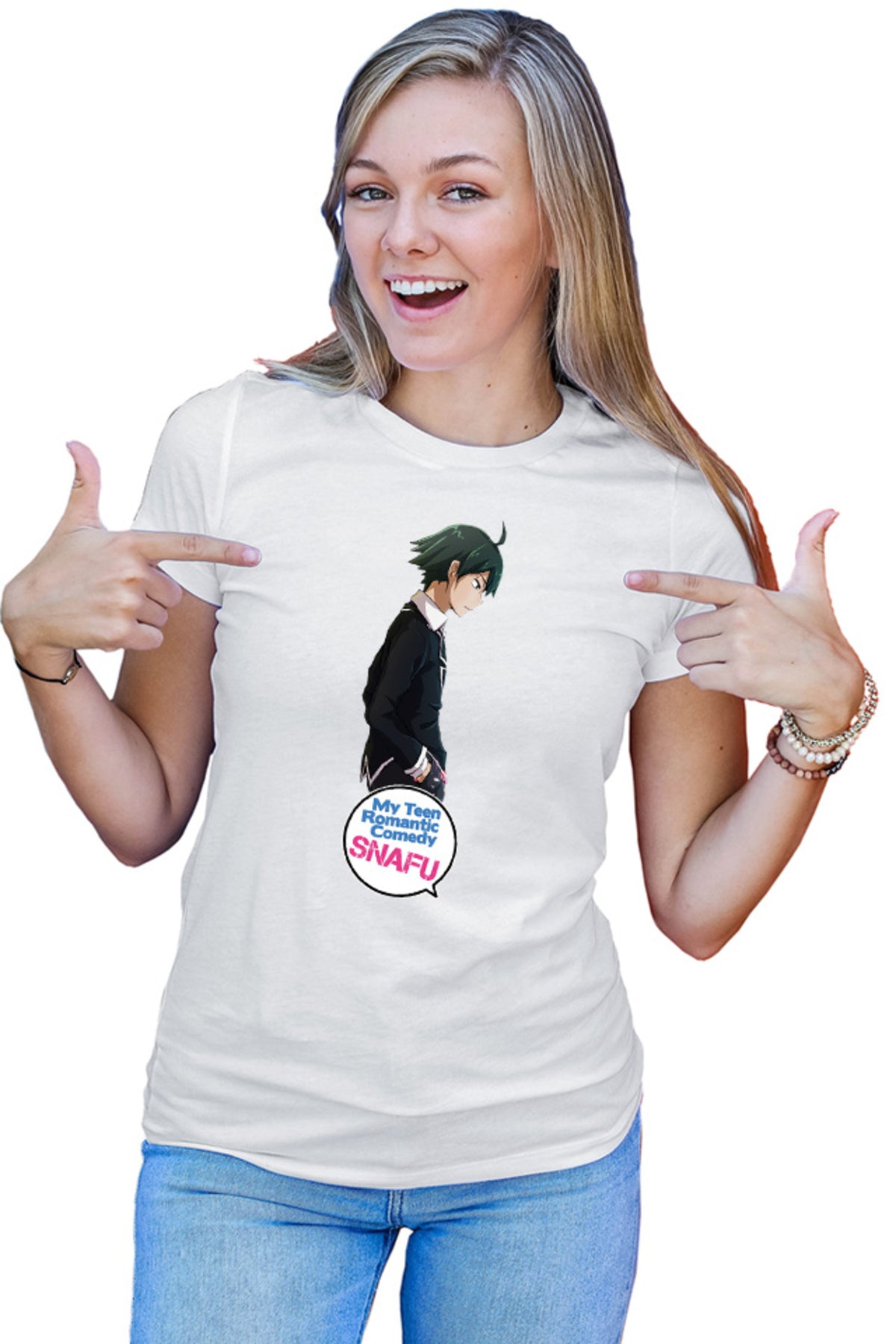 Tricou dama My Youth Romantic Comedy Is Wrong As I Expected Anime