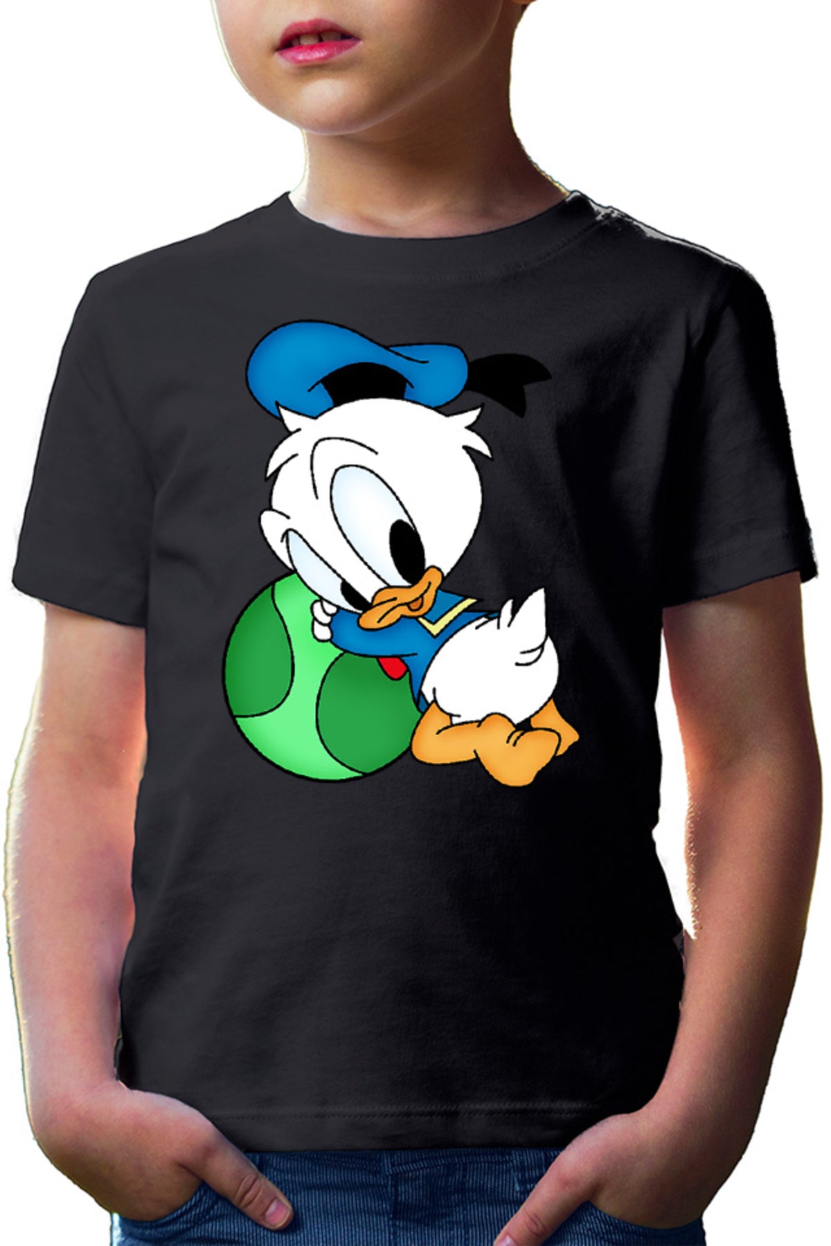 Tricou copii Donald Duck Kid Chibi Duckling Ball Play