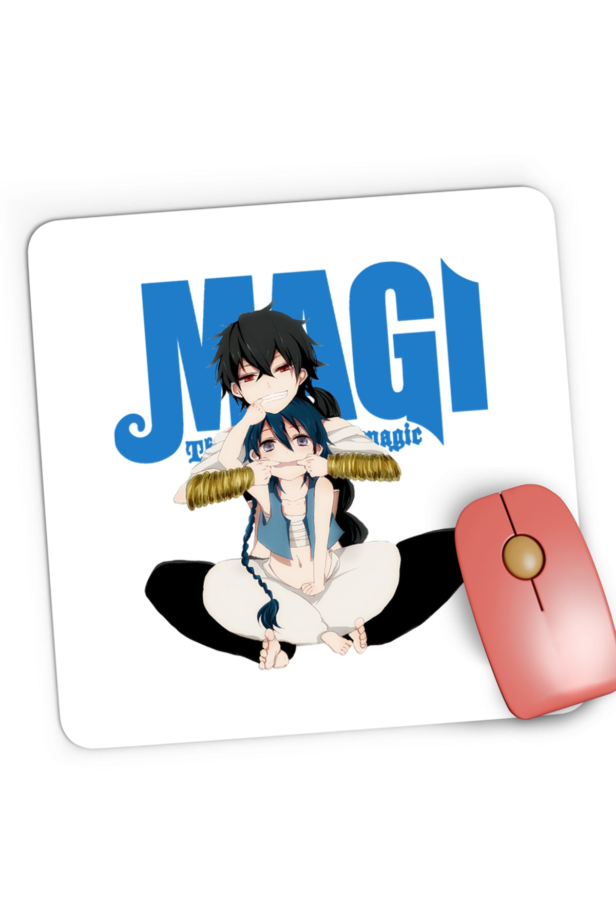 Mousepad Gaming Magi The Labyrinth of Magic Desene Anime Manga, 21x19 cm