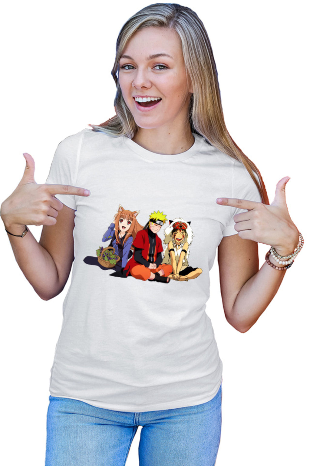 Tricou dama Spice And Wolf Holo Naruto Anime Eater