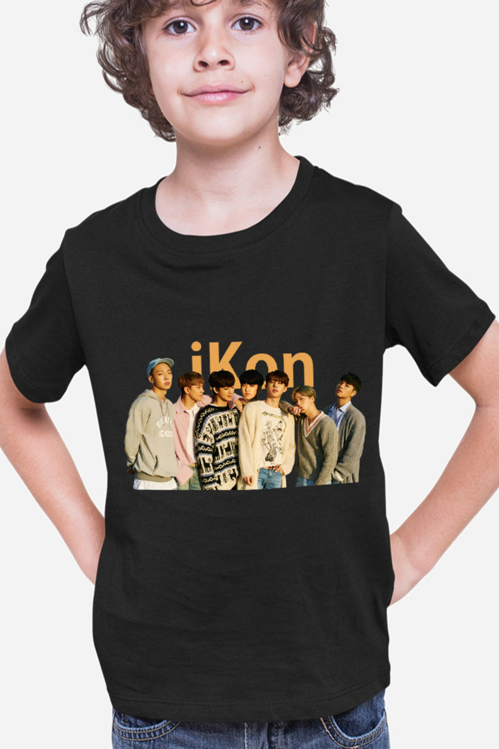 Tricou copii iKon Group Western Outfit Era ComeBack Live Stage Concert