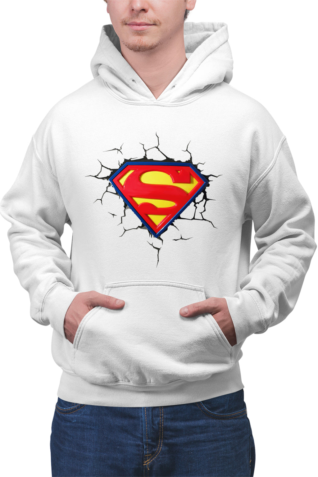 Hanorac barbati Superman Logo Emblem Erou Legendar