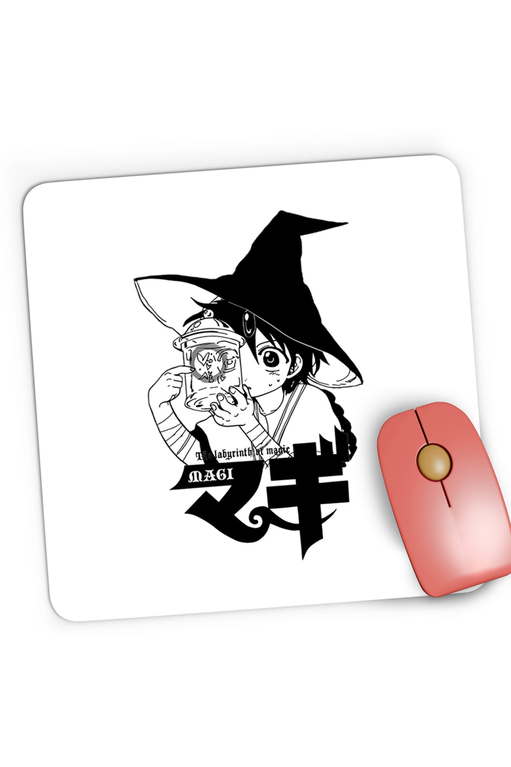 Mousepad Gaming Magi The Labyrinth of Magic Alladin Wizard Fireflies, 21x19 cm