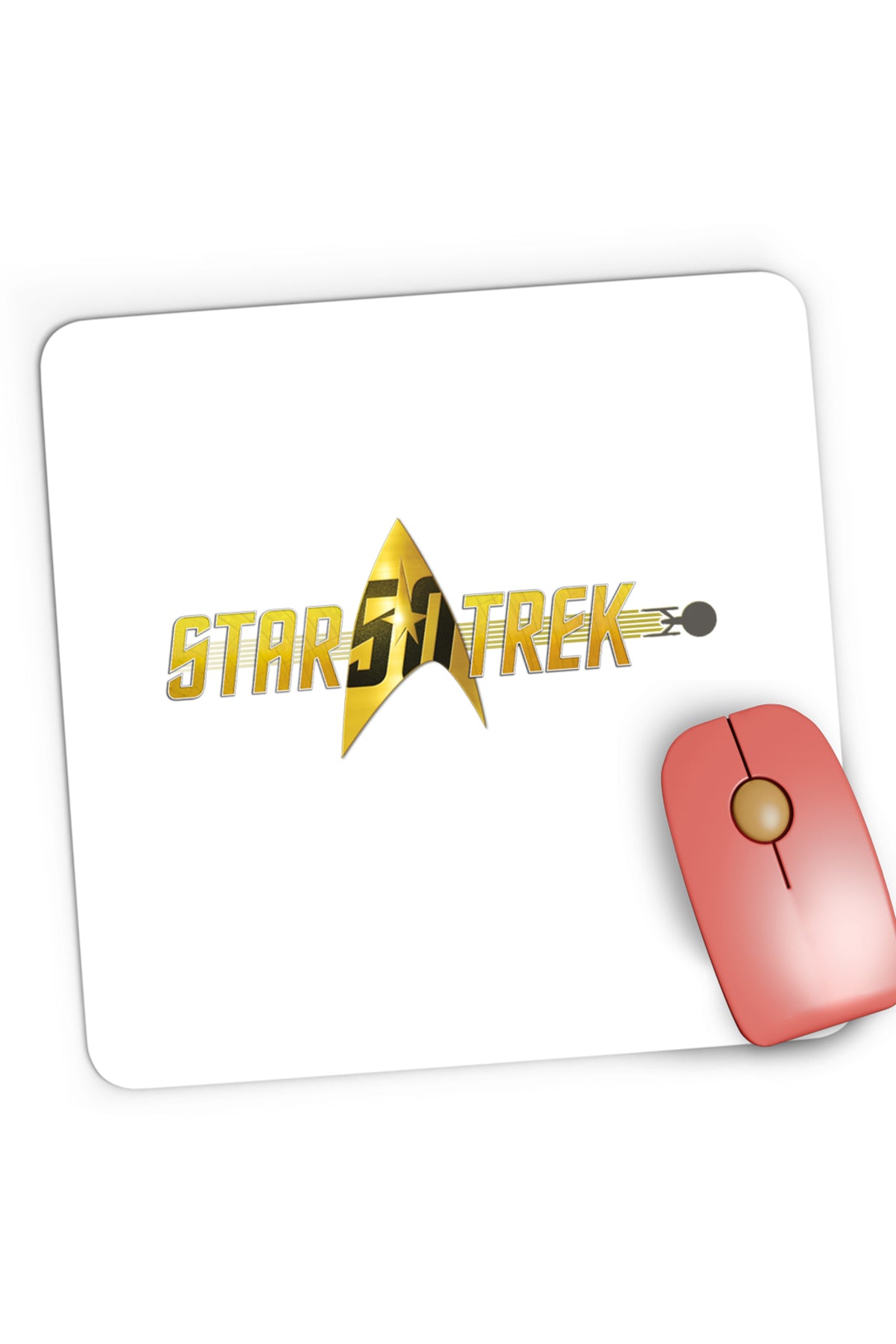 Mousepad Gaming Star Trek Logo James Kirk Borg, 21x19 cm