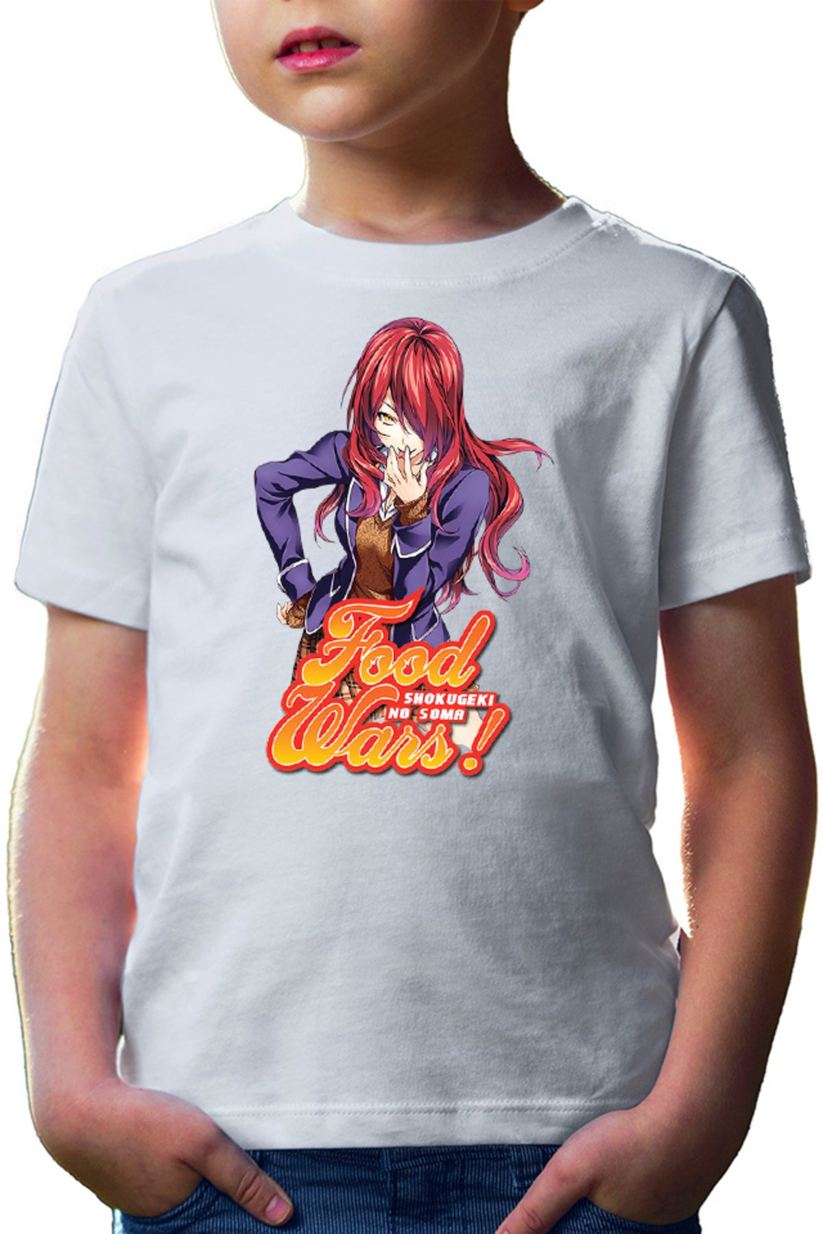 Tricou copii Food Wars Kobayashi Rindou School Uniform