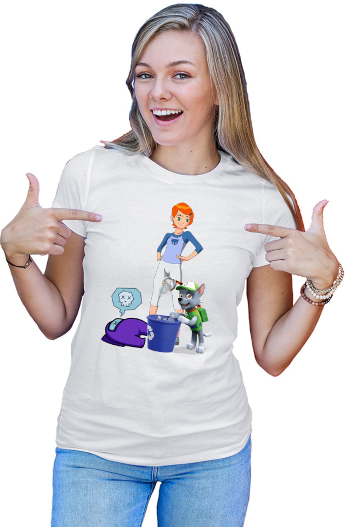 Tricou dama Paw Patrol Recycle Dog Ben10Among