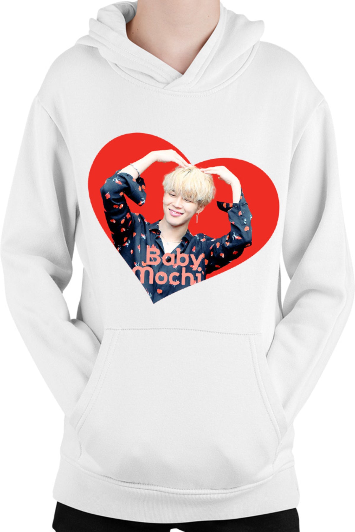 Hanorac copii BTS Jimin Baby Mochi Happy Face Smile
