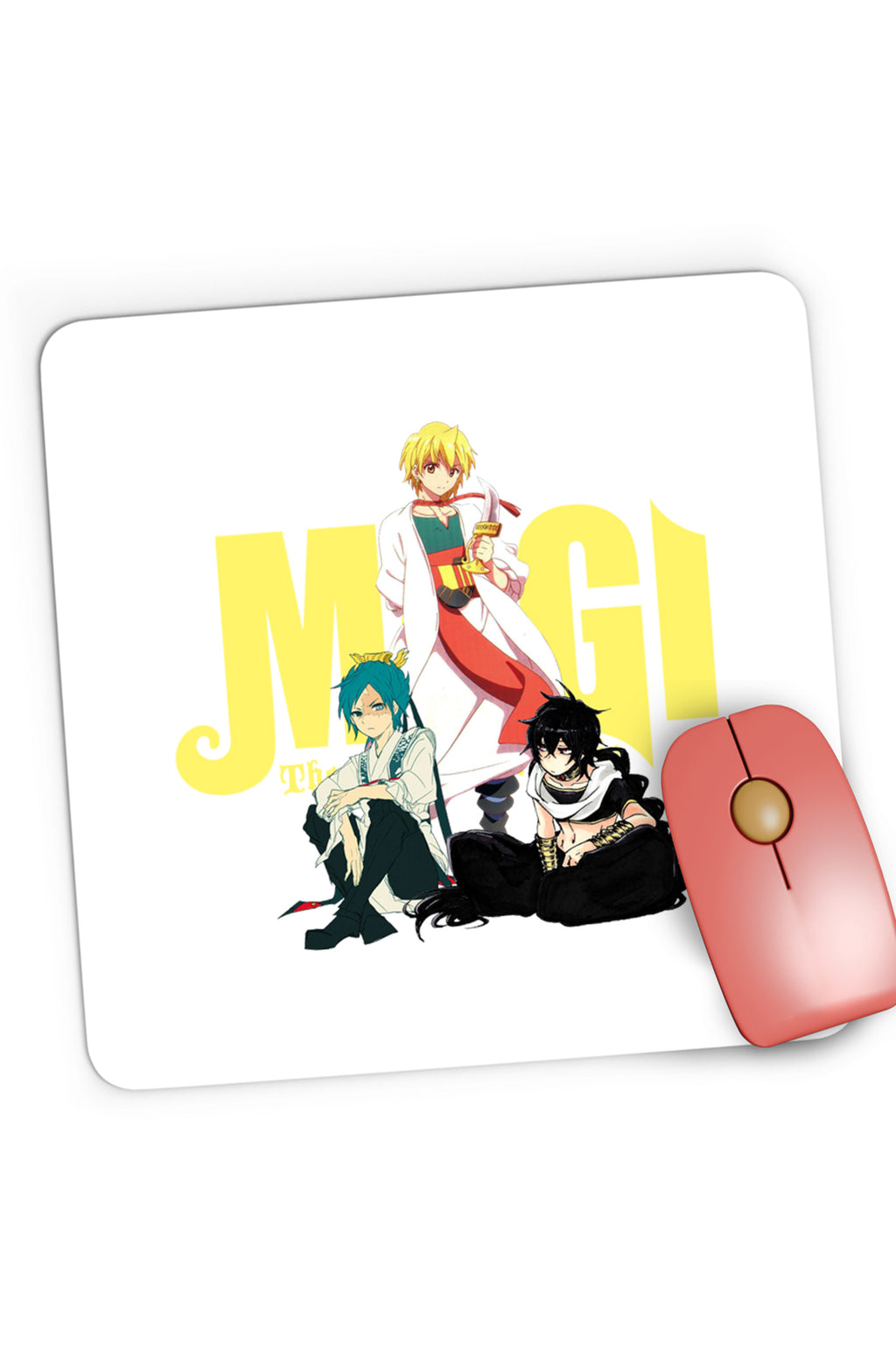 Mousepad Gaming Magi The Labyrinth of Magic Alibaba Judar Hakuryuu, 21x19 cm