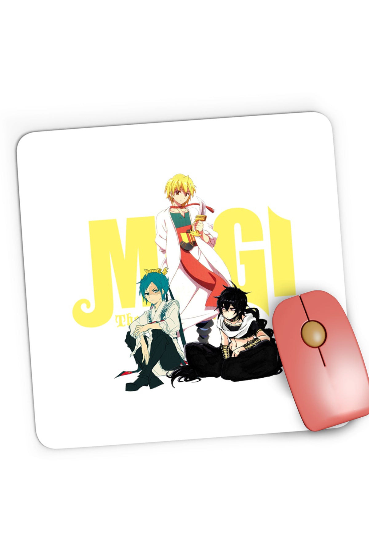 Mousepad Gaming Magi The Labyrinth of Magic Alibaba Judar Hakuryuu, 21x19 cm
