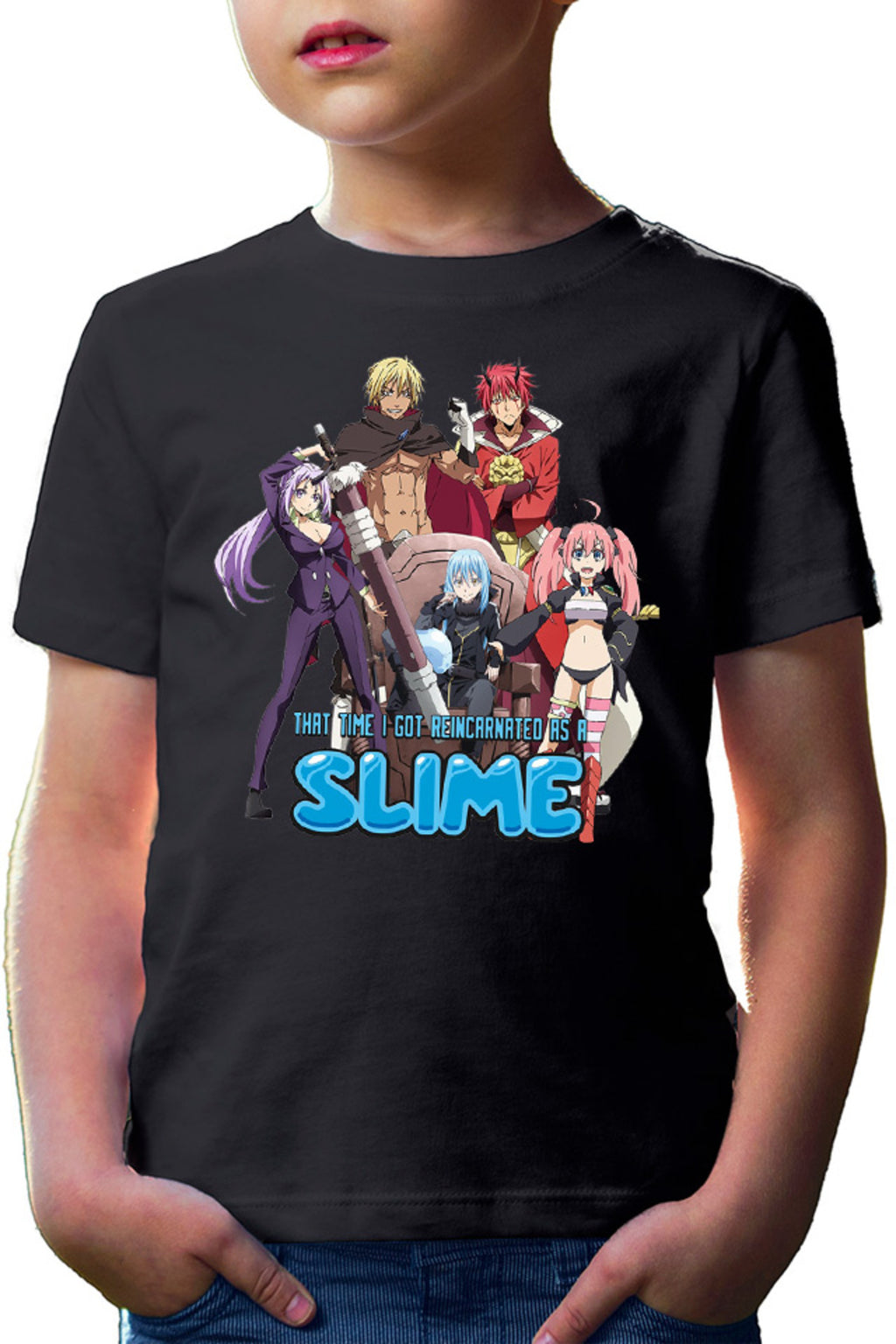 Tricou copii TenSura Slime Benimaru Veldora Rinmaru