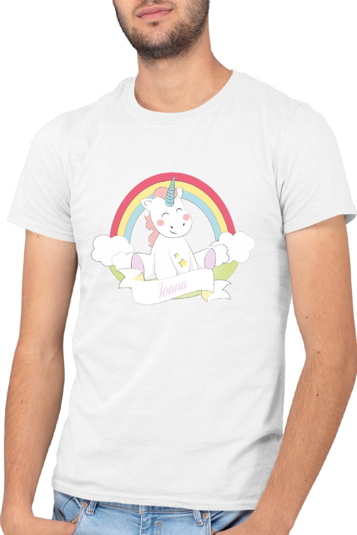 Tricou barbati Unicorn Squad Ioana Clouds Fluffy