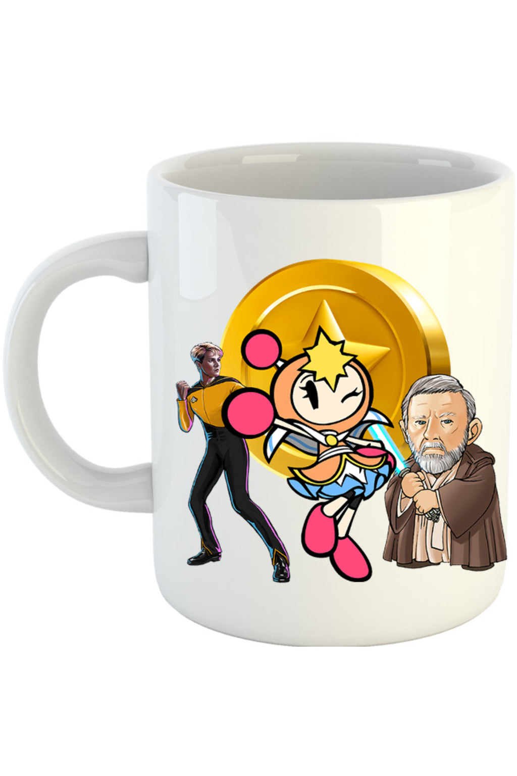Cana Bomberman Obi Kenobi Star Trek Gold, alba, 330 ml