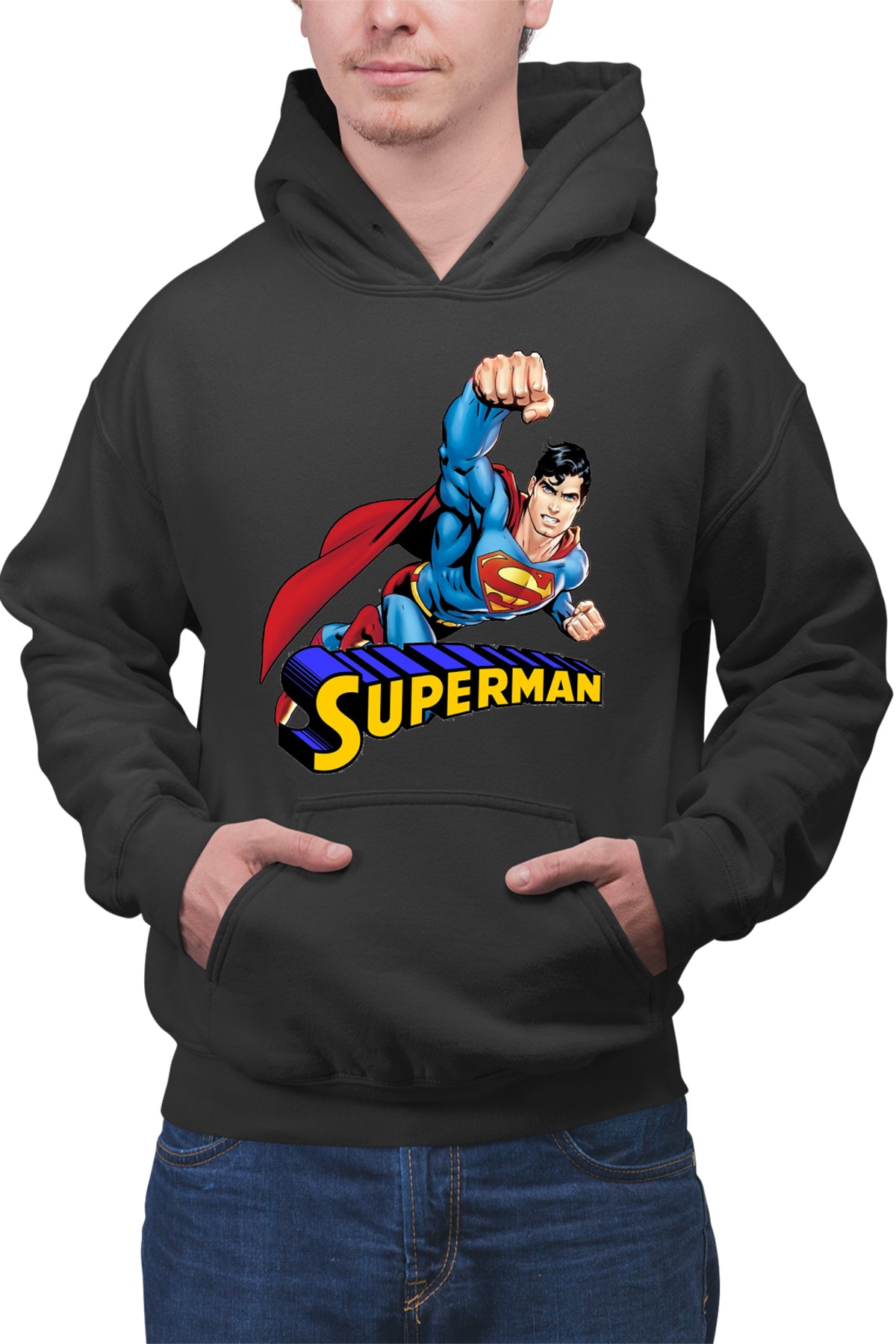 Hanorac barbati Superman Men of Steel Revine Desen