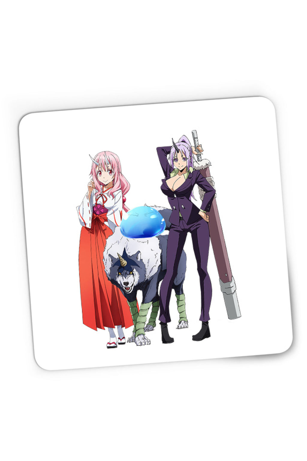 Mousepad Gaming TenSura Slime Isekai Shuna Ranga Rinmuru Shin Anime, 21x19 cm